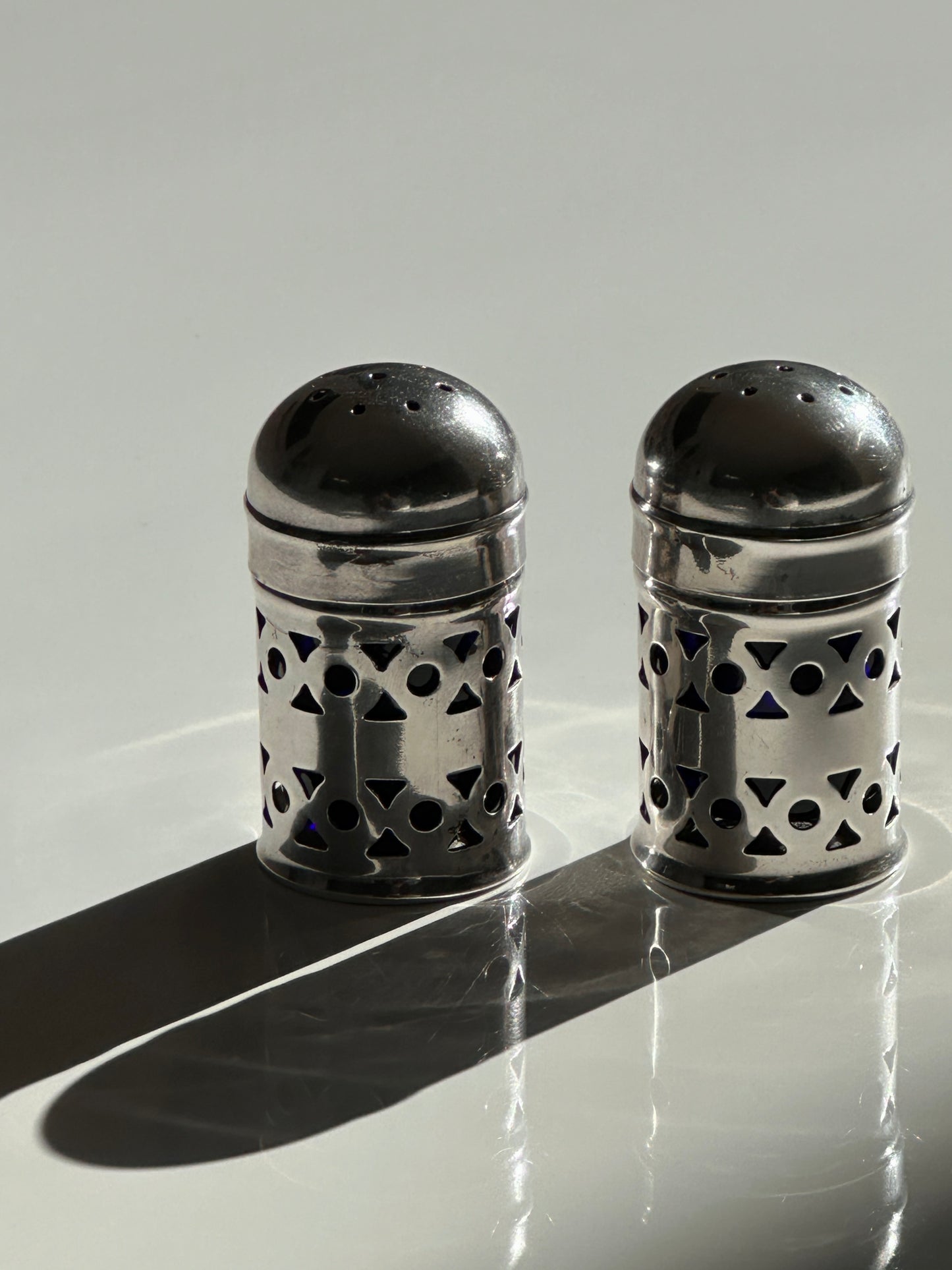 Mini Art Deco Salt/Pepper Shakers