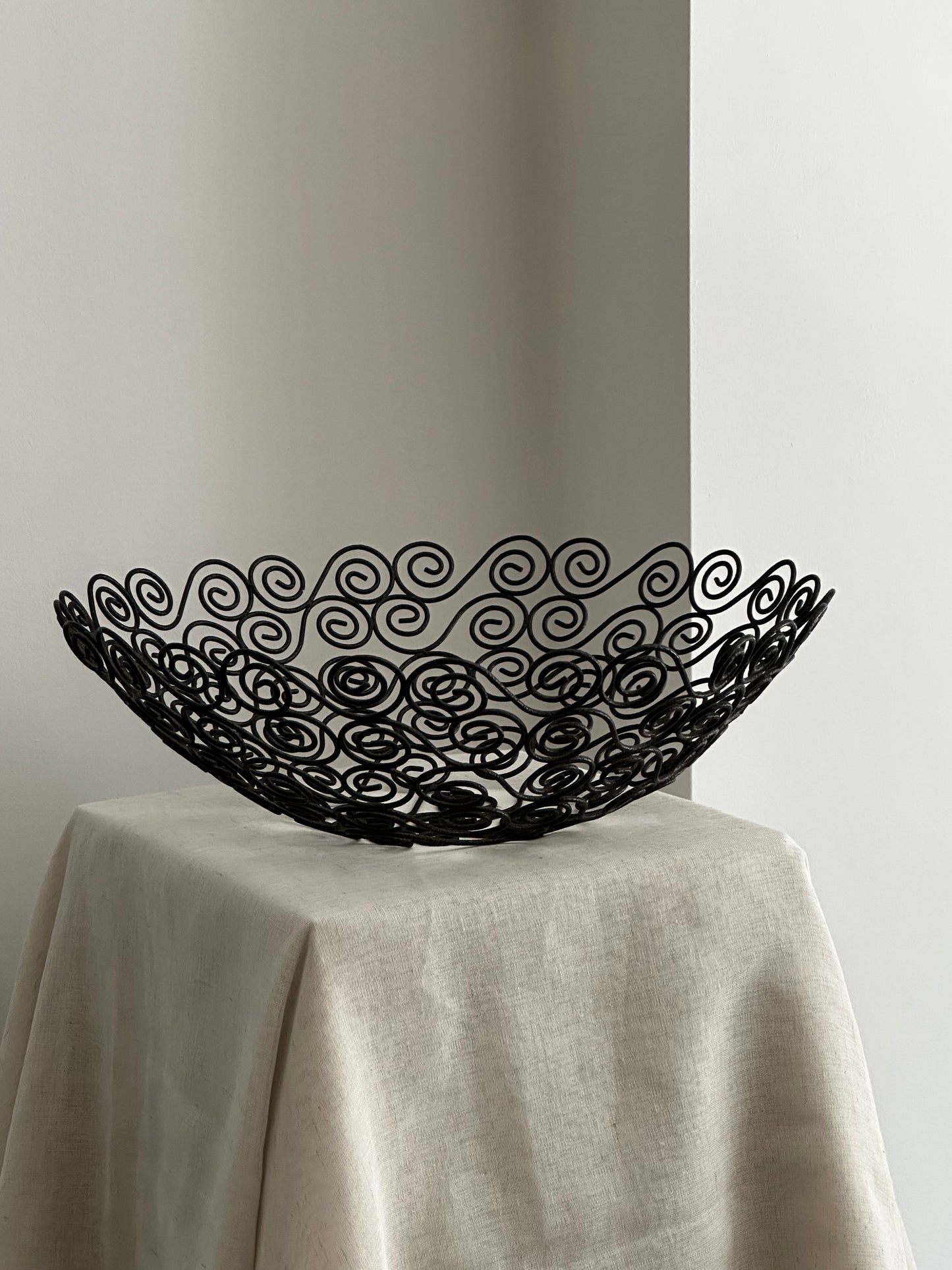 Metal Spiral Bowl