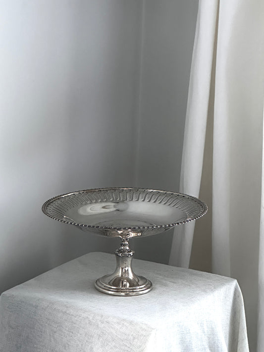 Silver Plated Pedestal Bowl