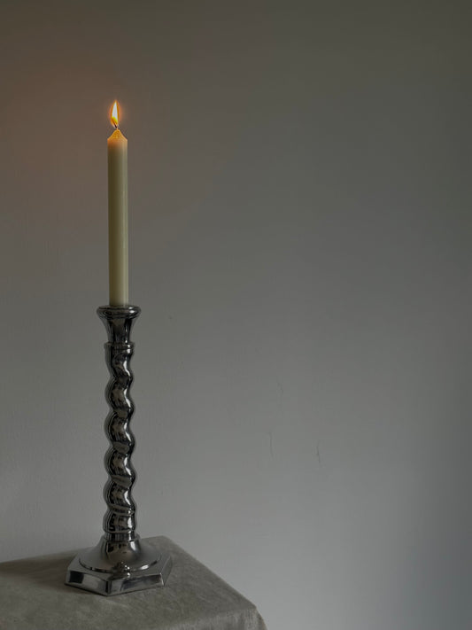 Tall spiral candle holder