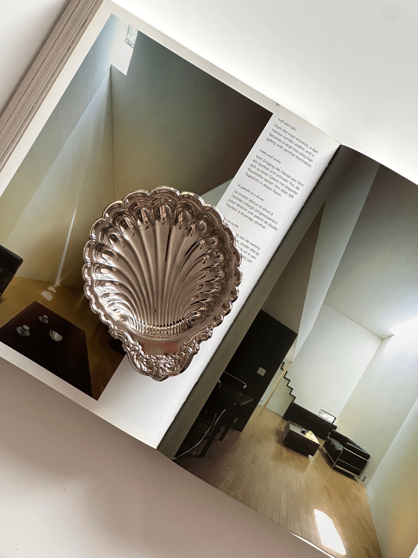 Silver Plate Footed Shell Dish