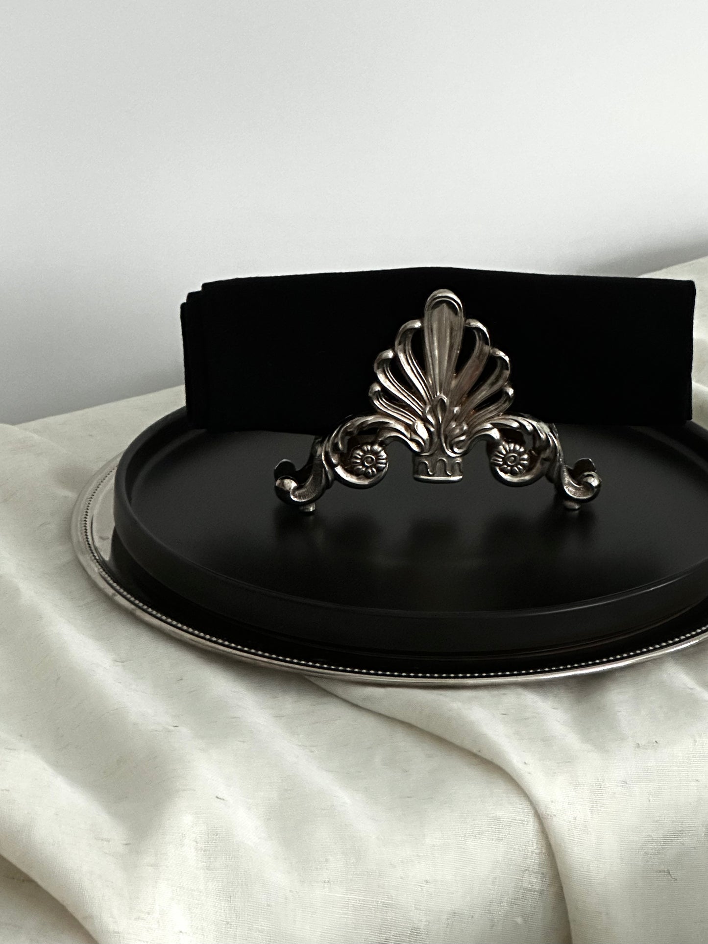 Vintage Silver Plated Napkin Holder