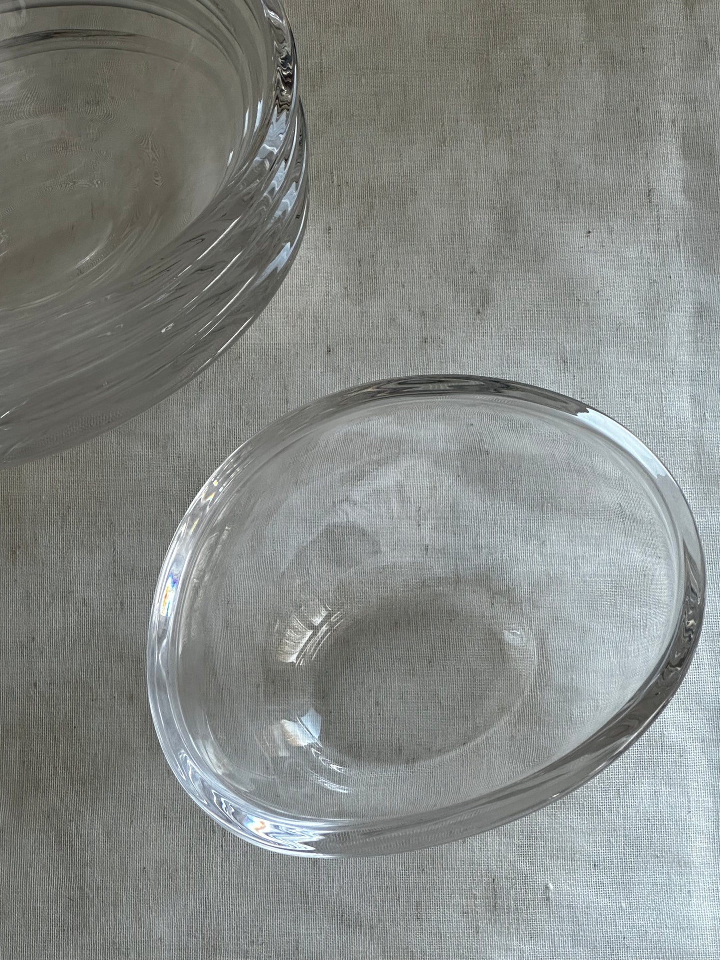 Glass Asymmetrical Bowl