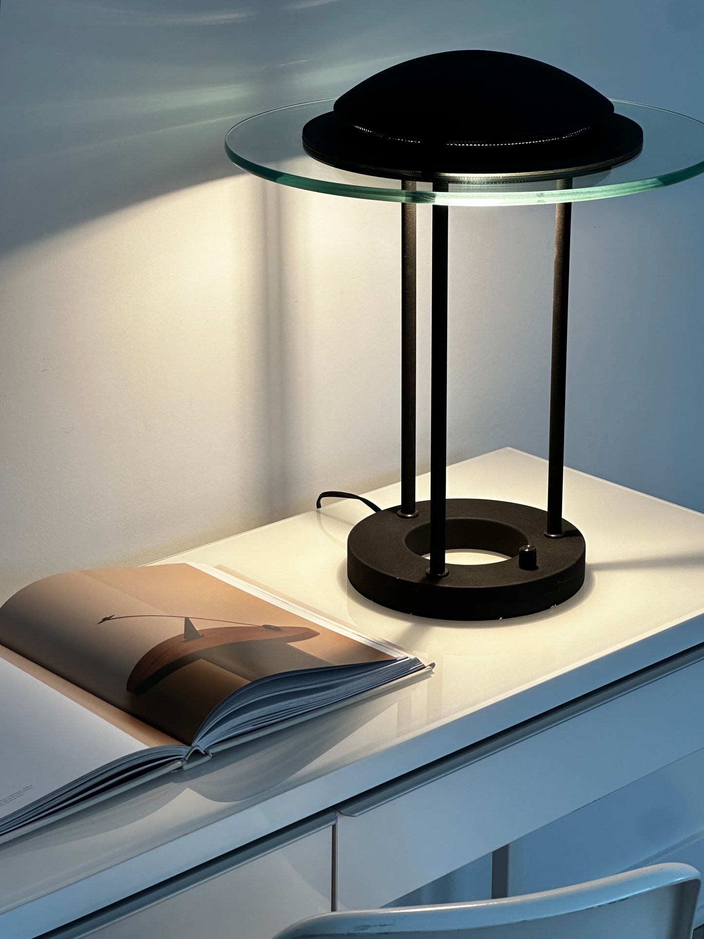 Postmodern Robert Sonneman Saturn Desk Lamp