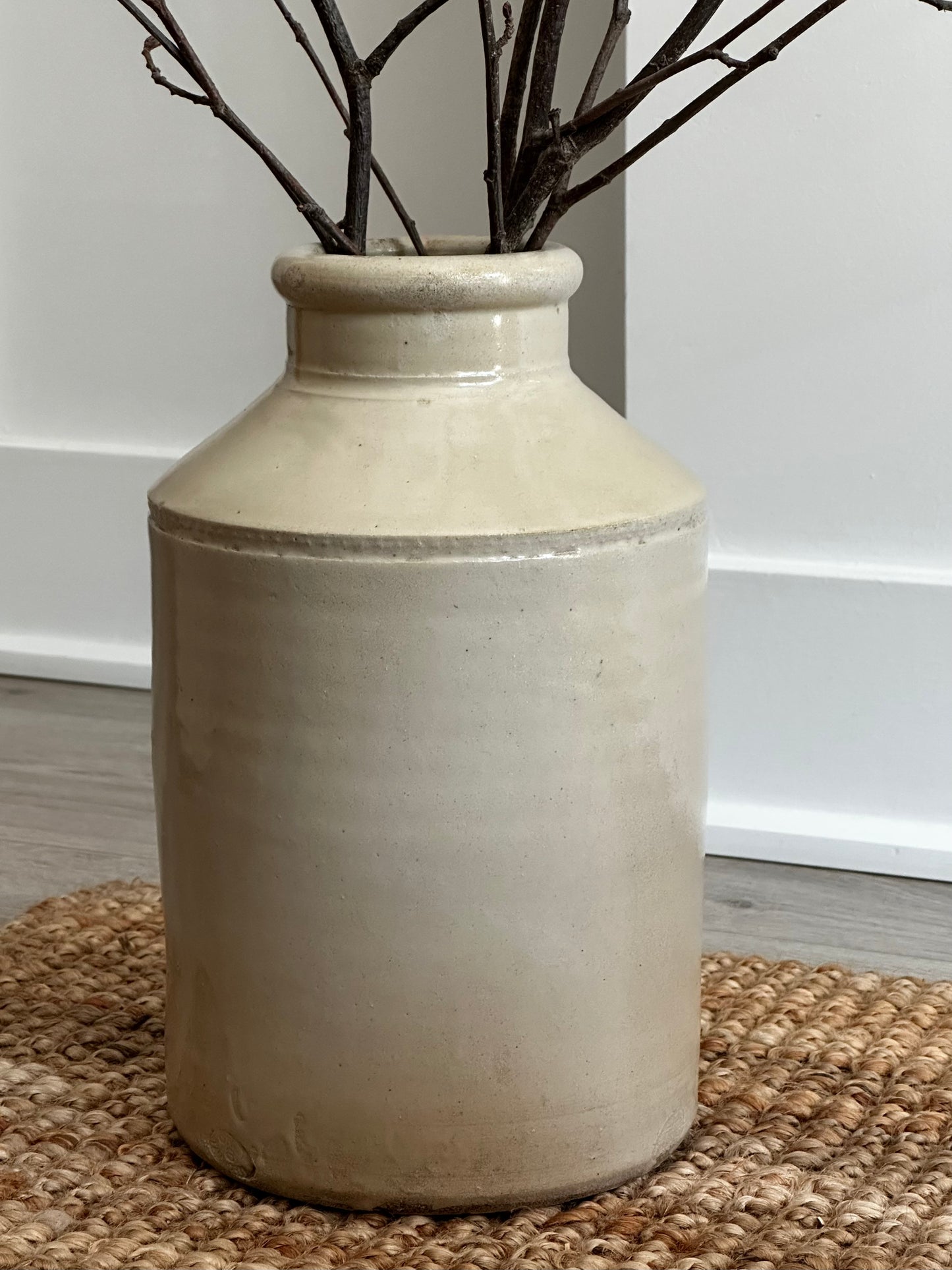 Antique stoneware vase