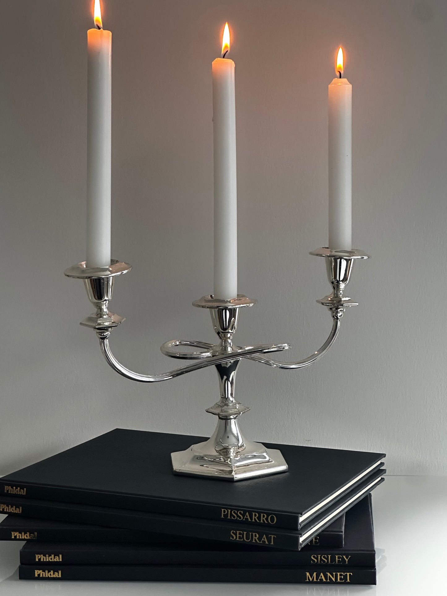 Vintage Silver Plated Candelabra