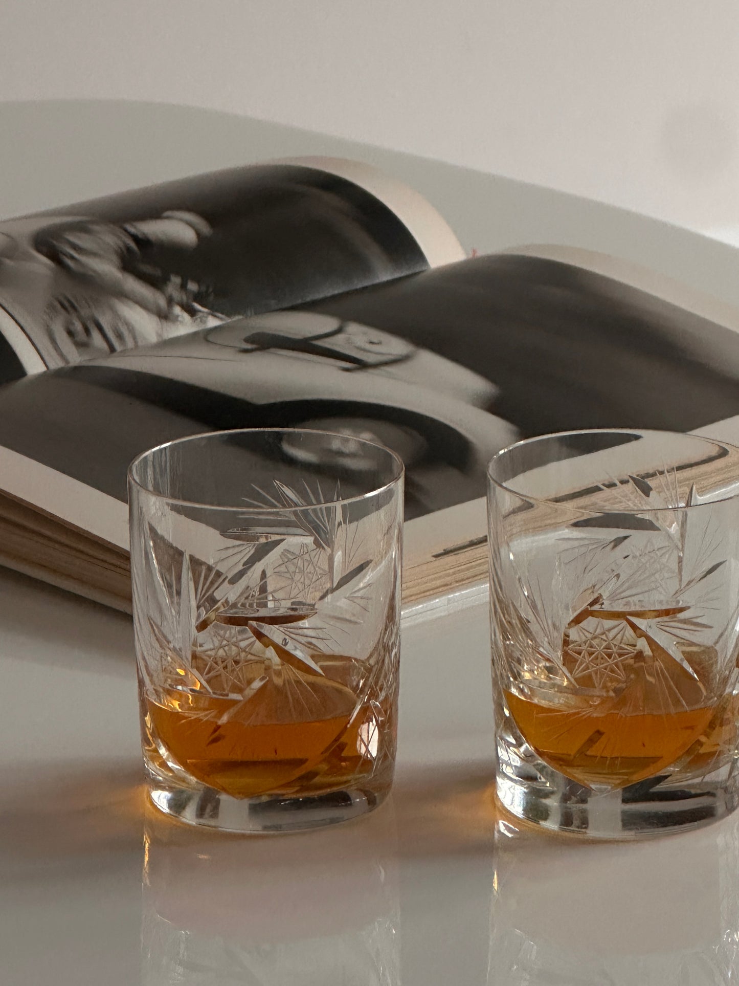 Vintage Whiskey Tumblers (set of 4)