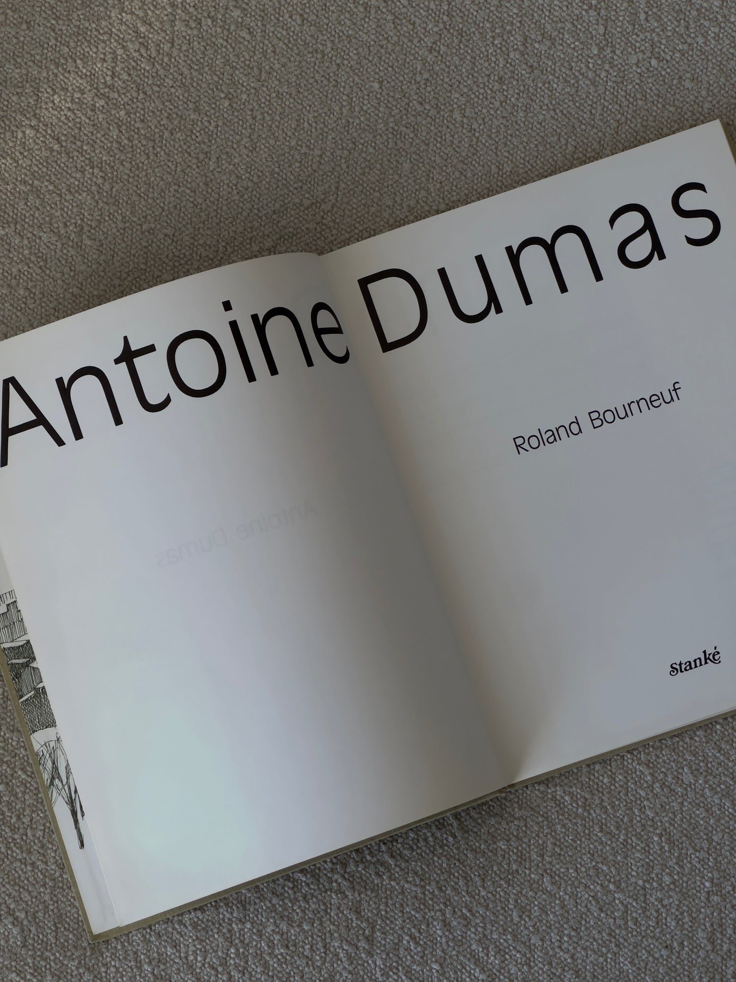 Antoine Dumas Book, 1983