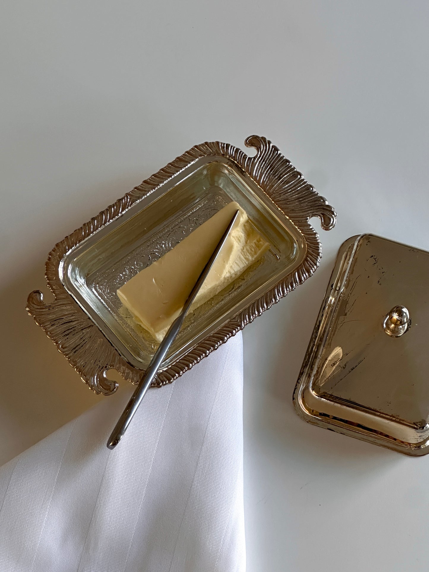 Art Deco Butter Dish