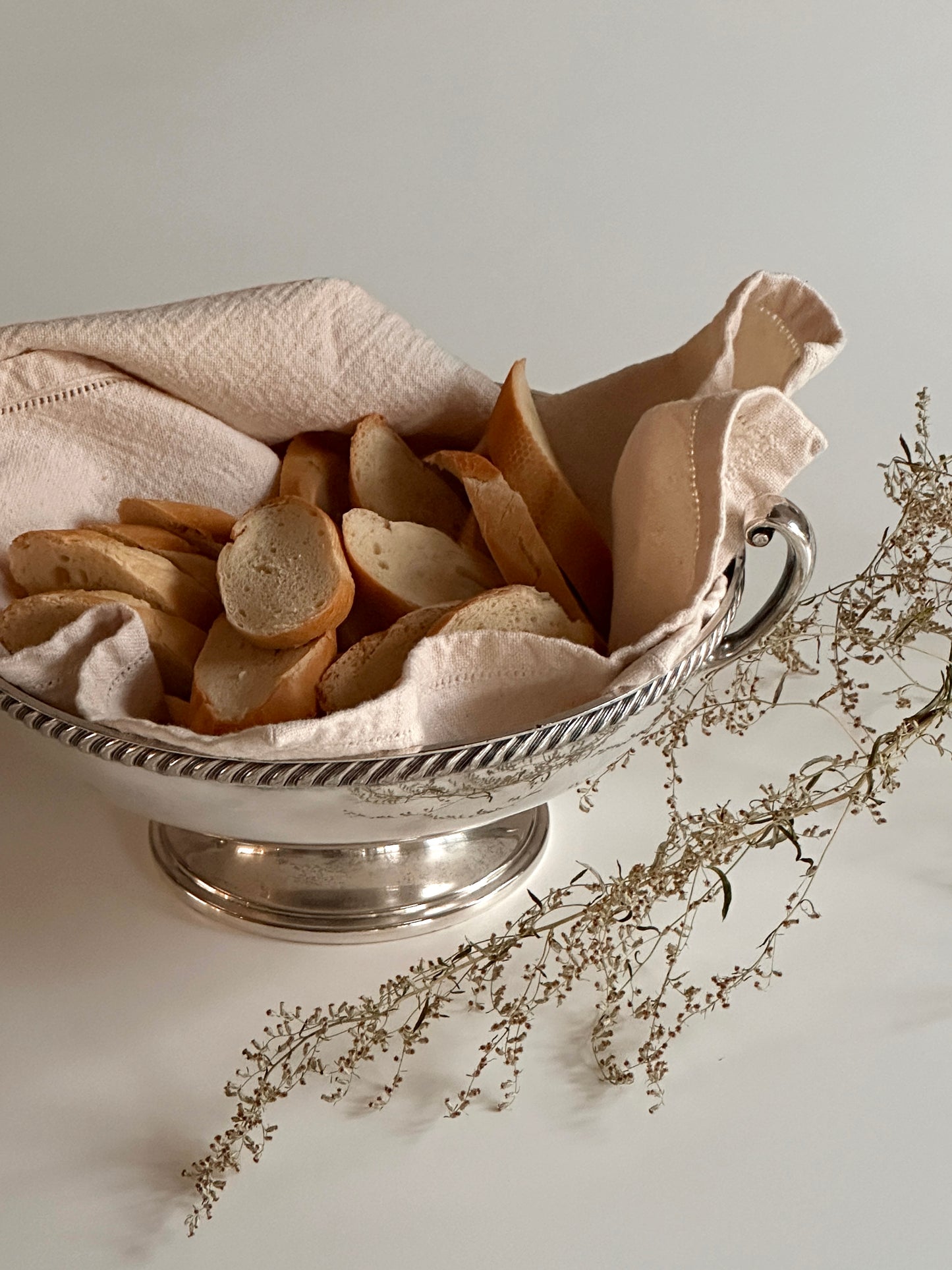 Silver-Plate Footed Bowl