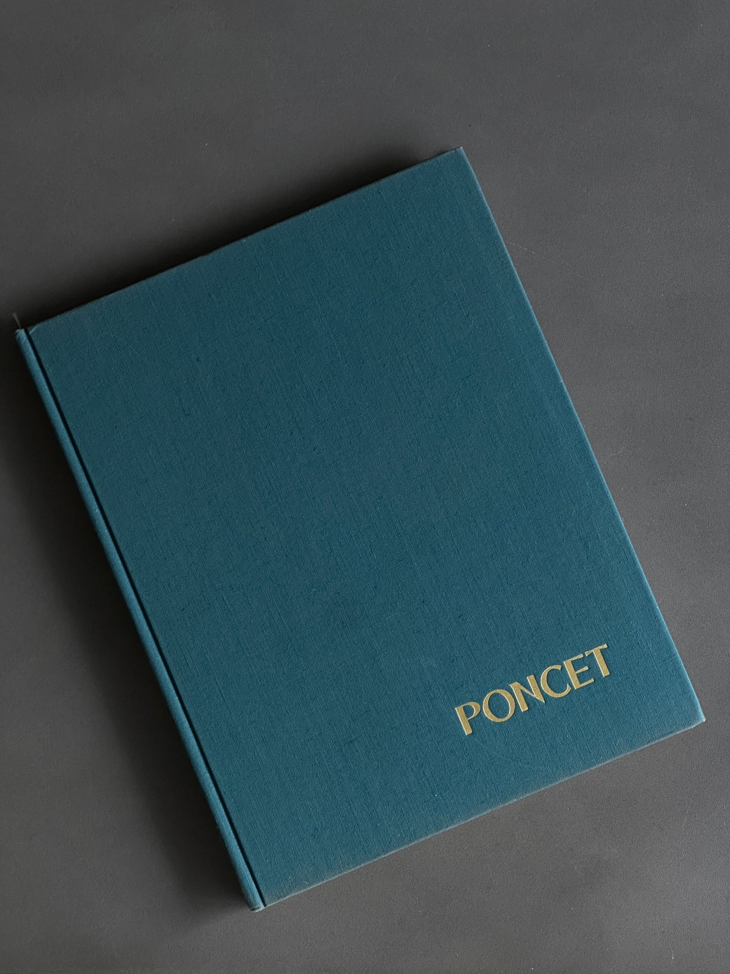 Antoine Poncet Hardcover Book, 1975