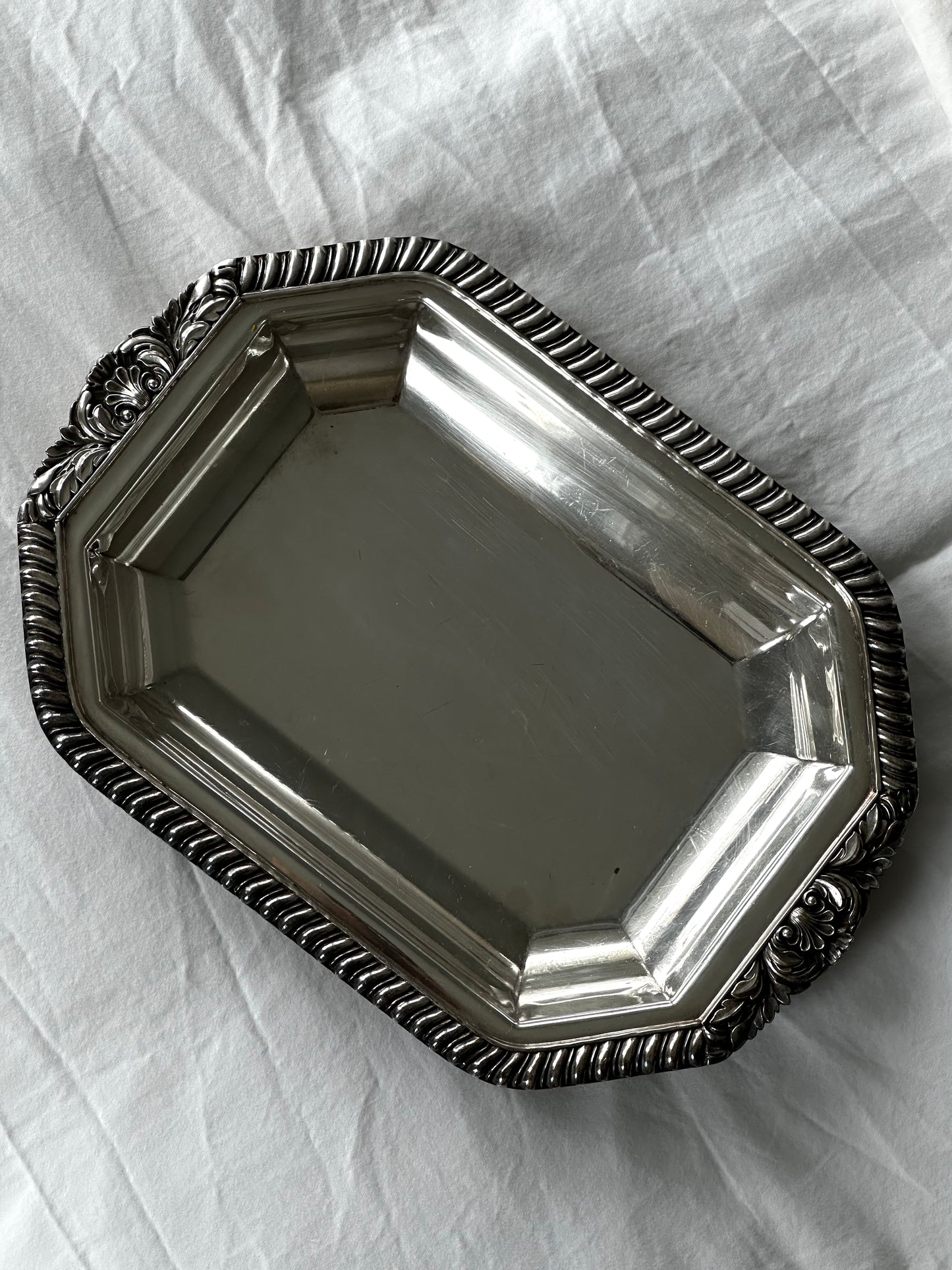 English Silver Plated Tray