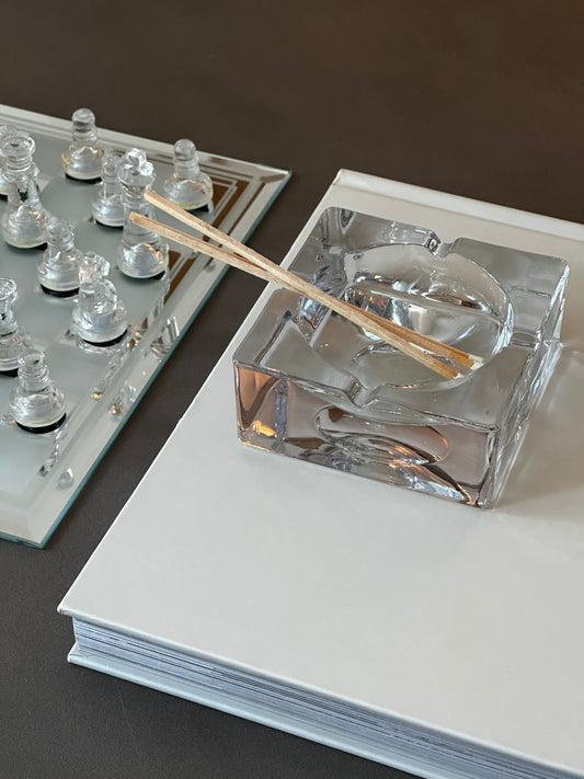 Thick Chunky Clear Glass catchall