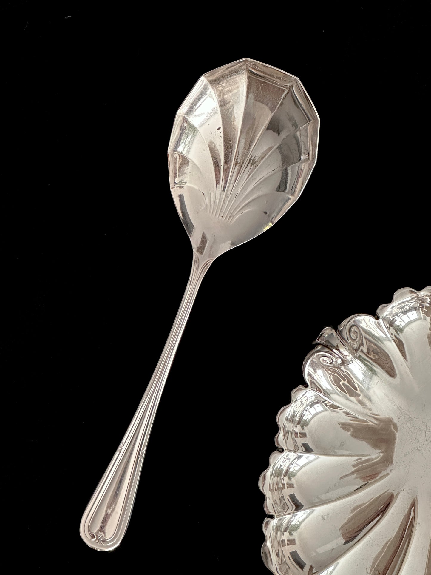 Art Deco Serving Spoon