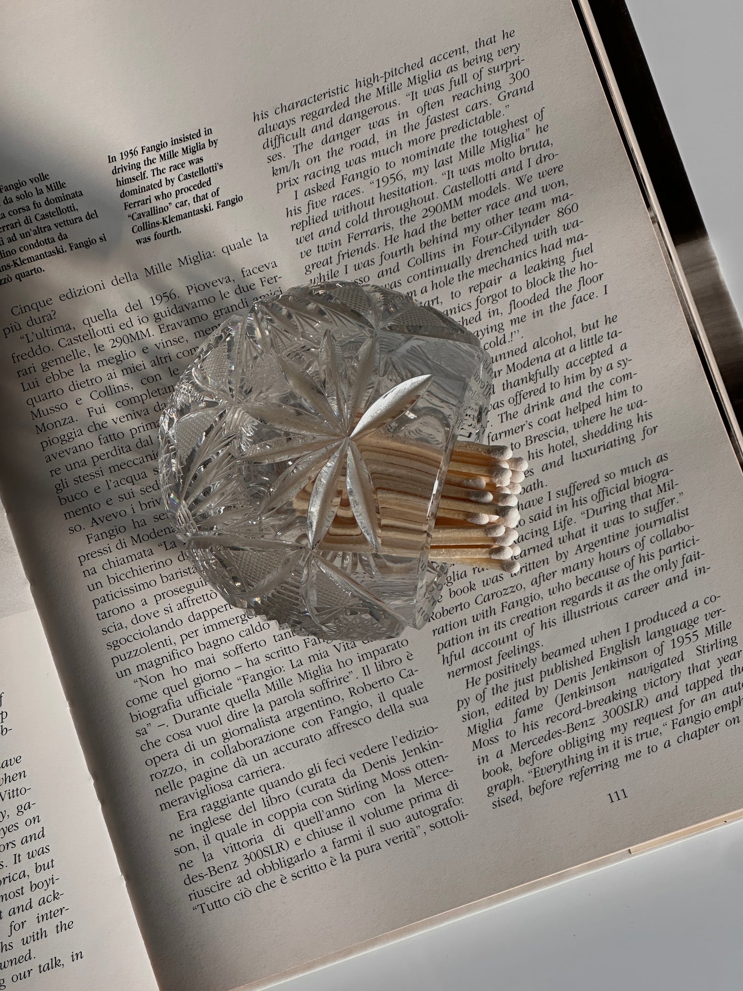 Crystal Globe Ashtray