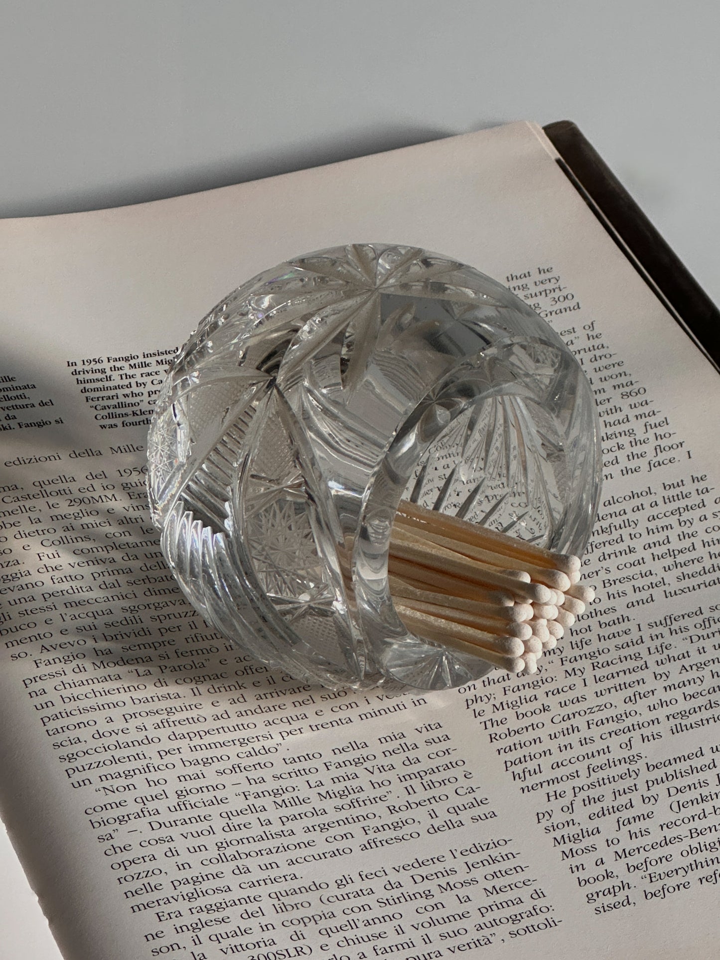 Crystal Globe Ashtray