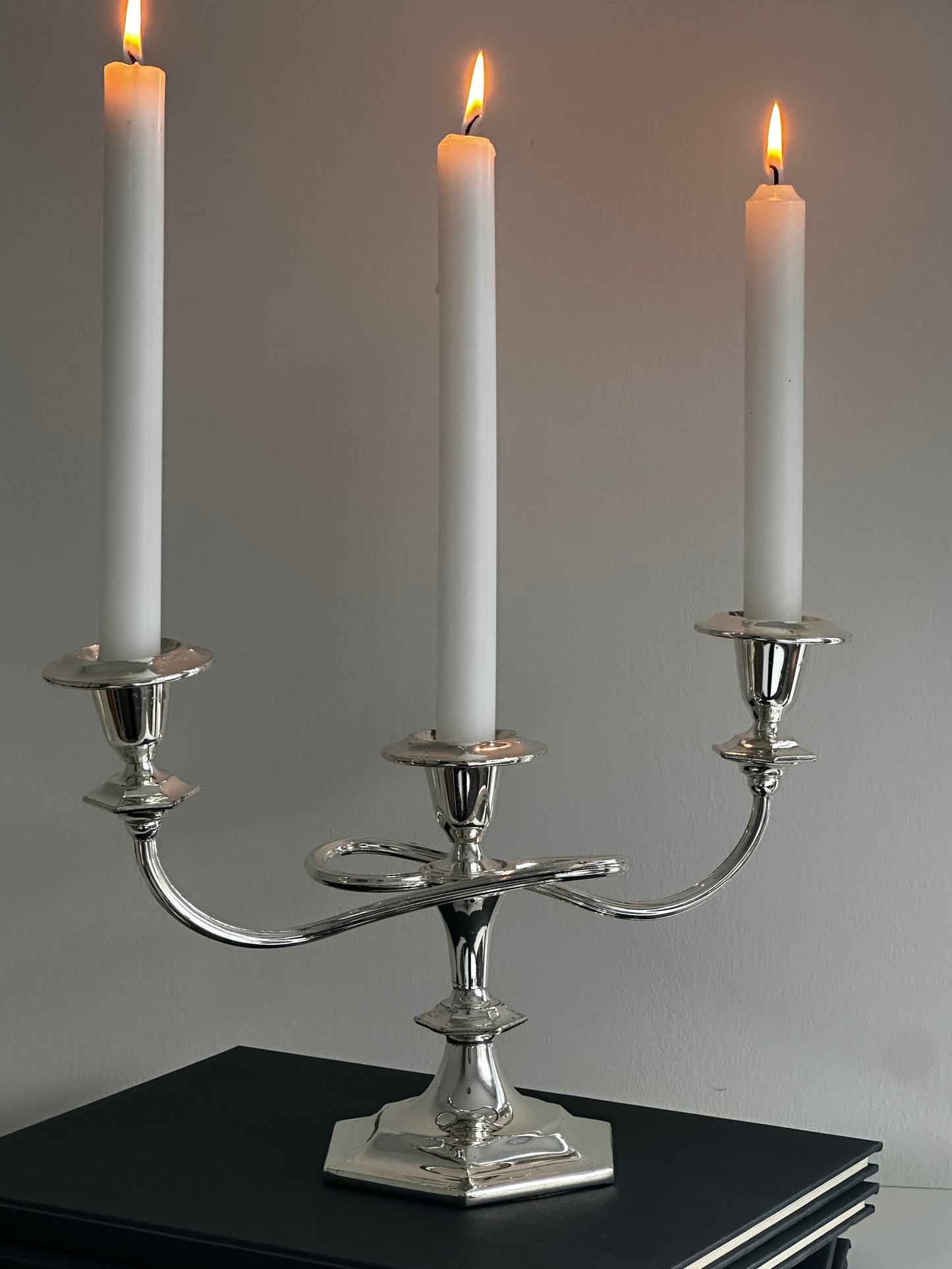 Vintage Silver Plated Candelabra