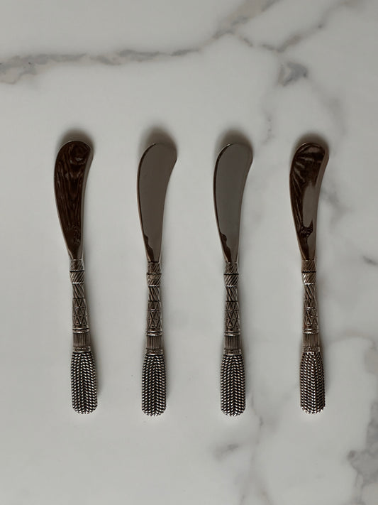 Tassel Handle Butter Spreaders (set of 4)