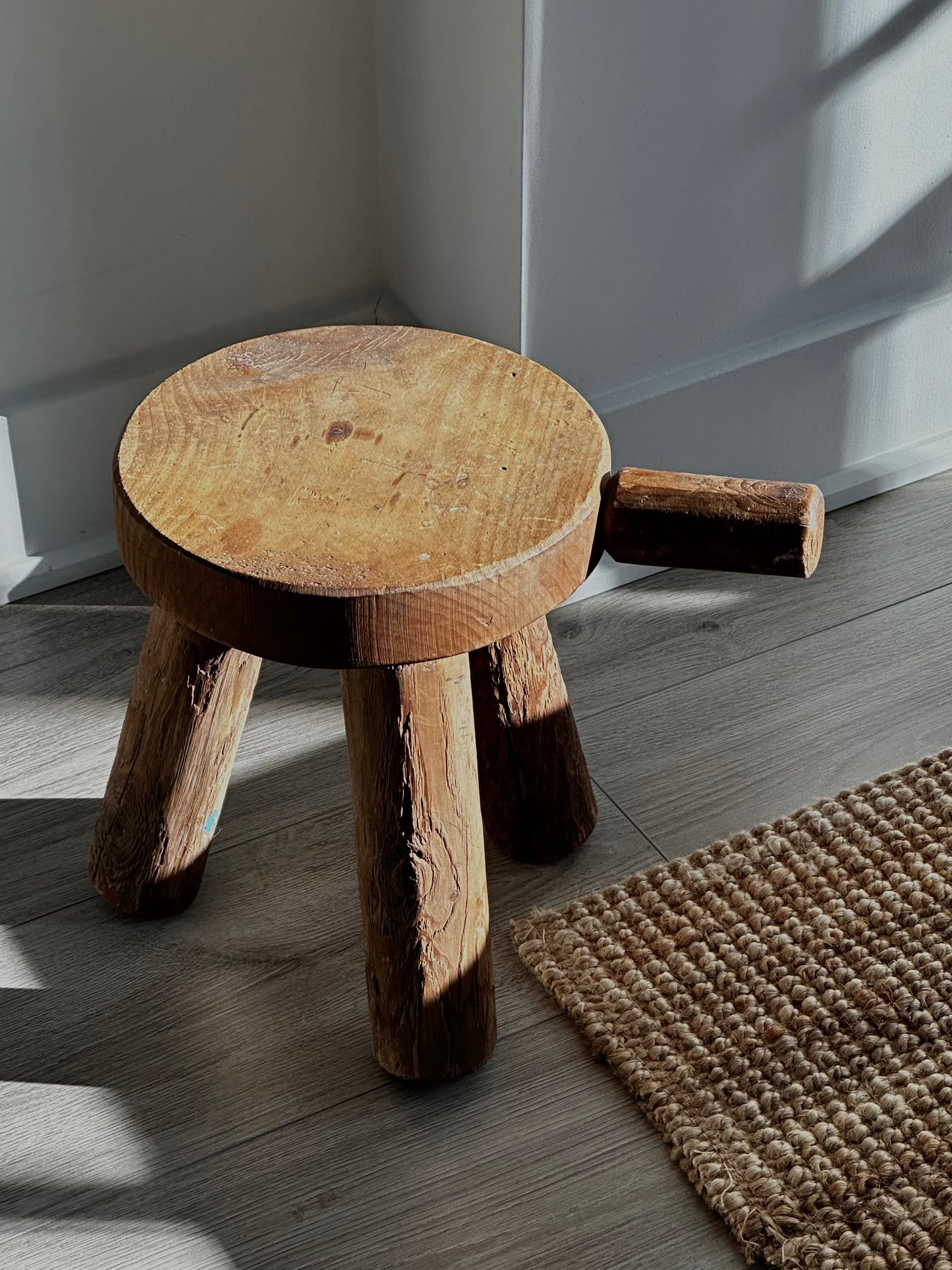 Brutalist Tripod Stool