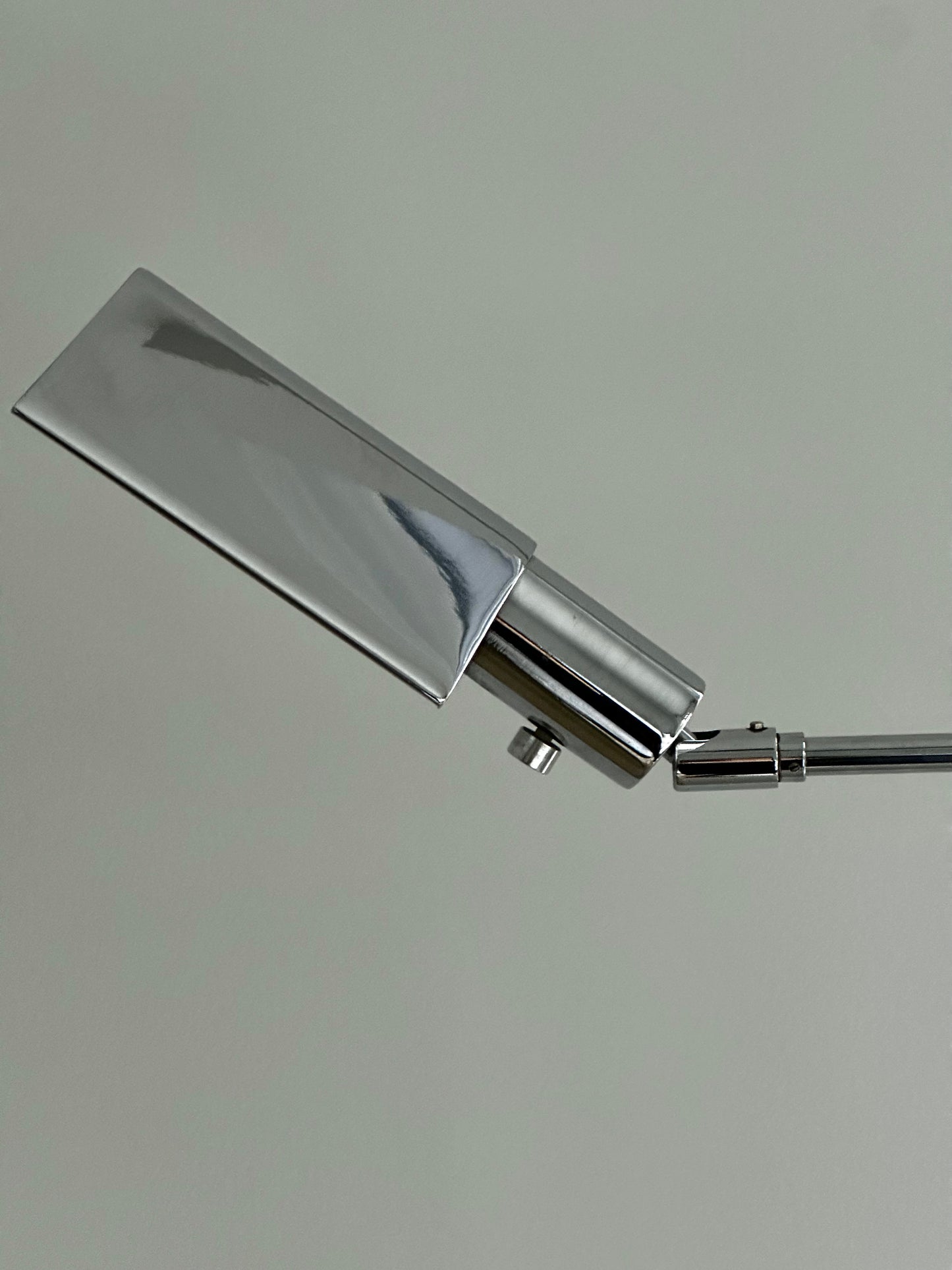 Mid Century Chrome Floor Lamp by Koch & Lowy OMI