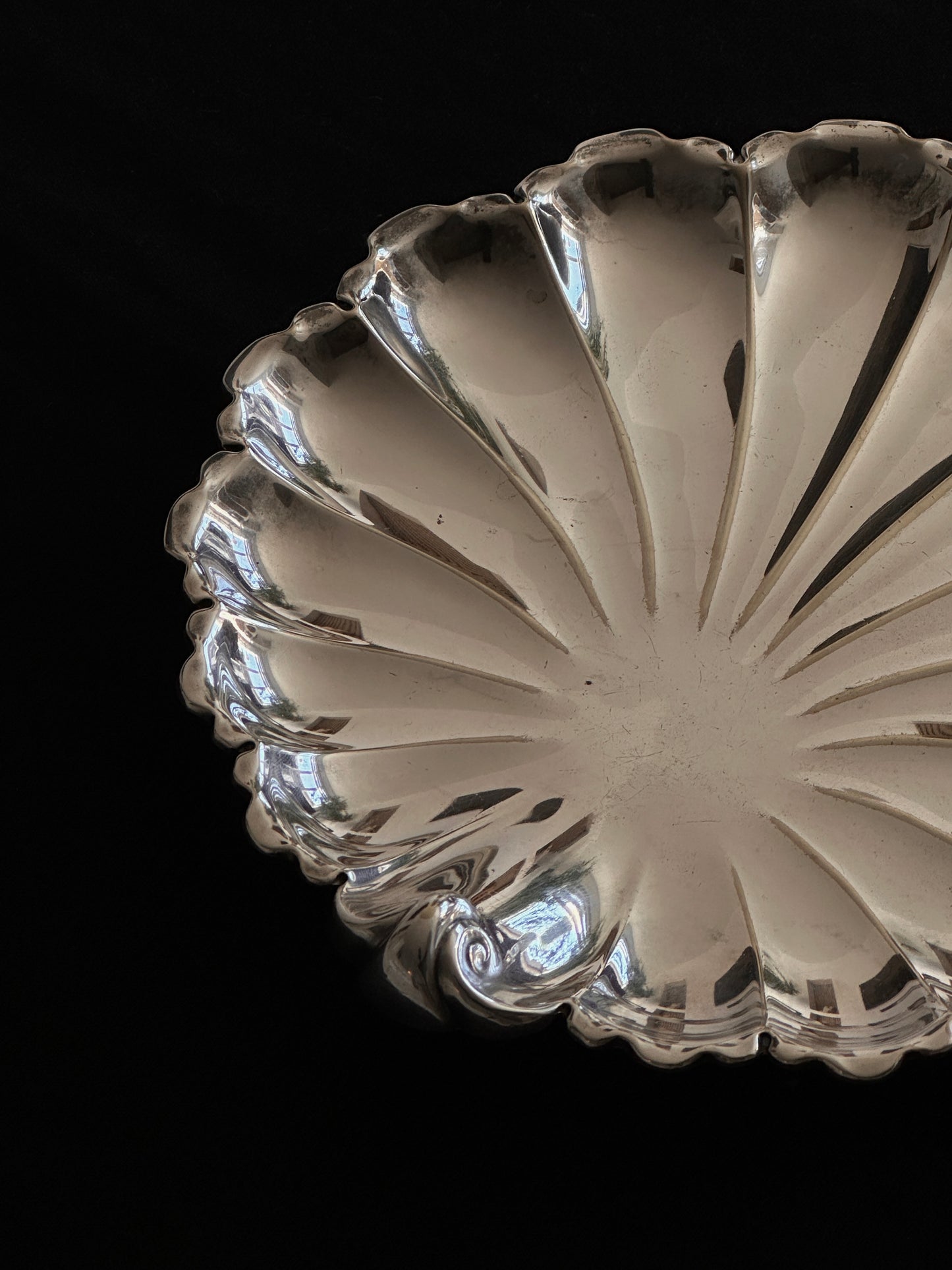 Silver Shell Shaped Dish