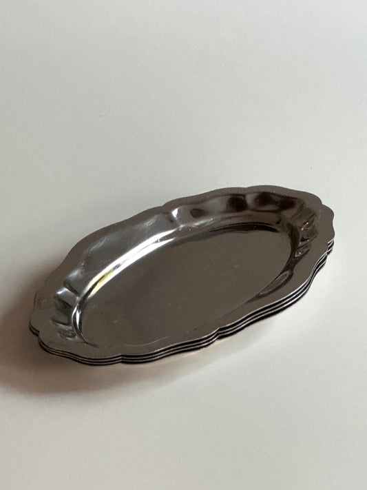 Steel Oval Serving Dish (set of 5)