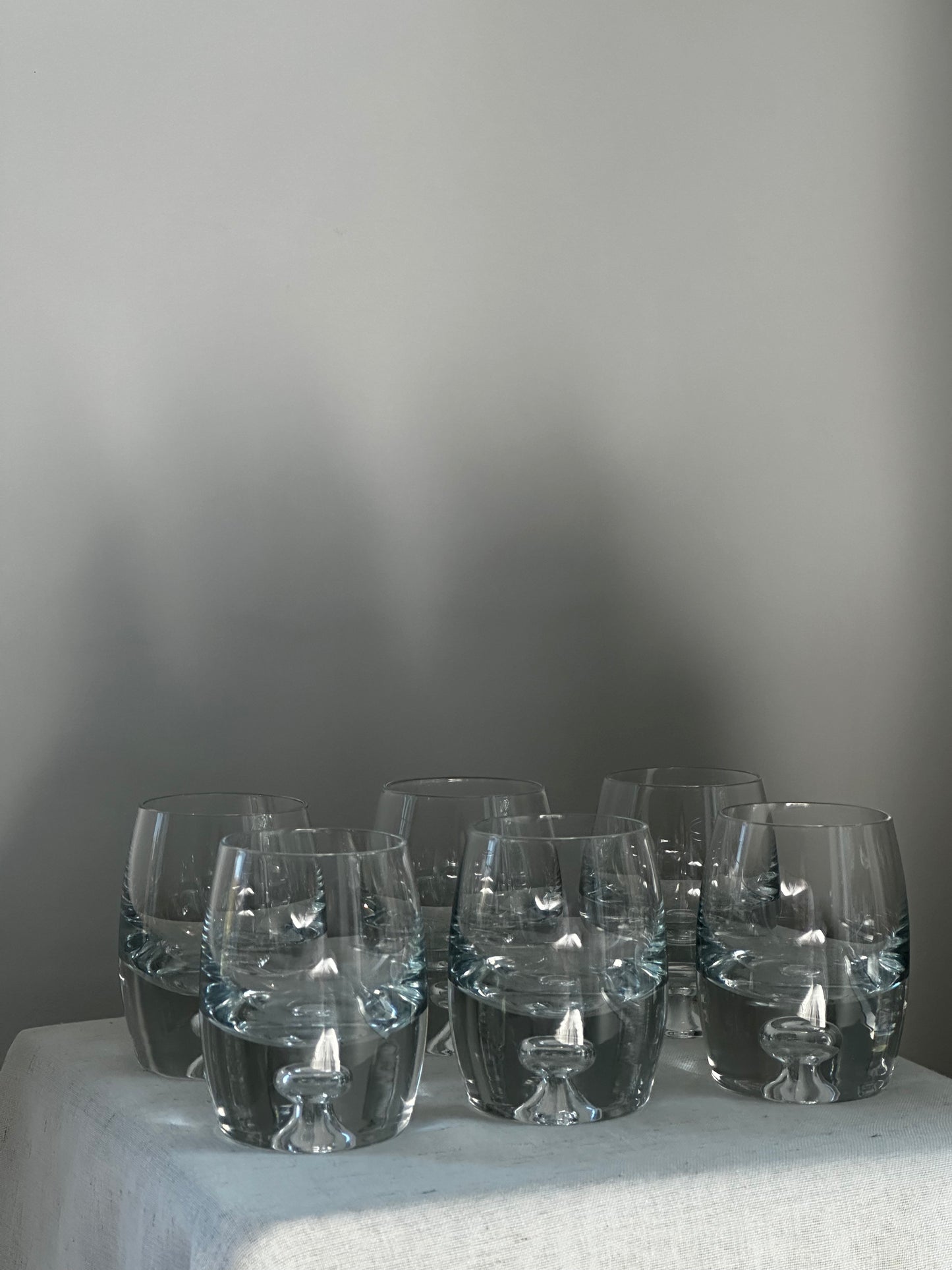 Whiskey crystal glasses (set of 6)