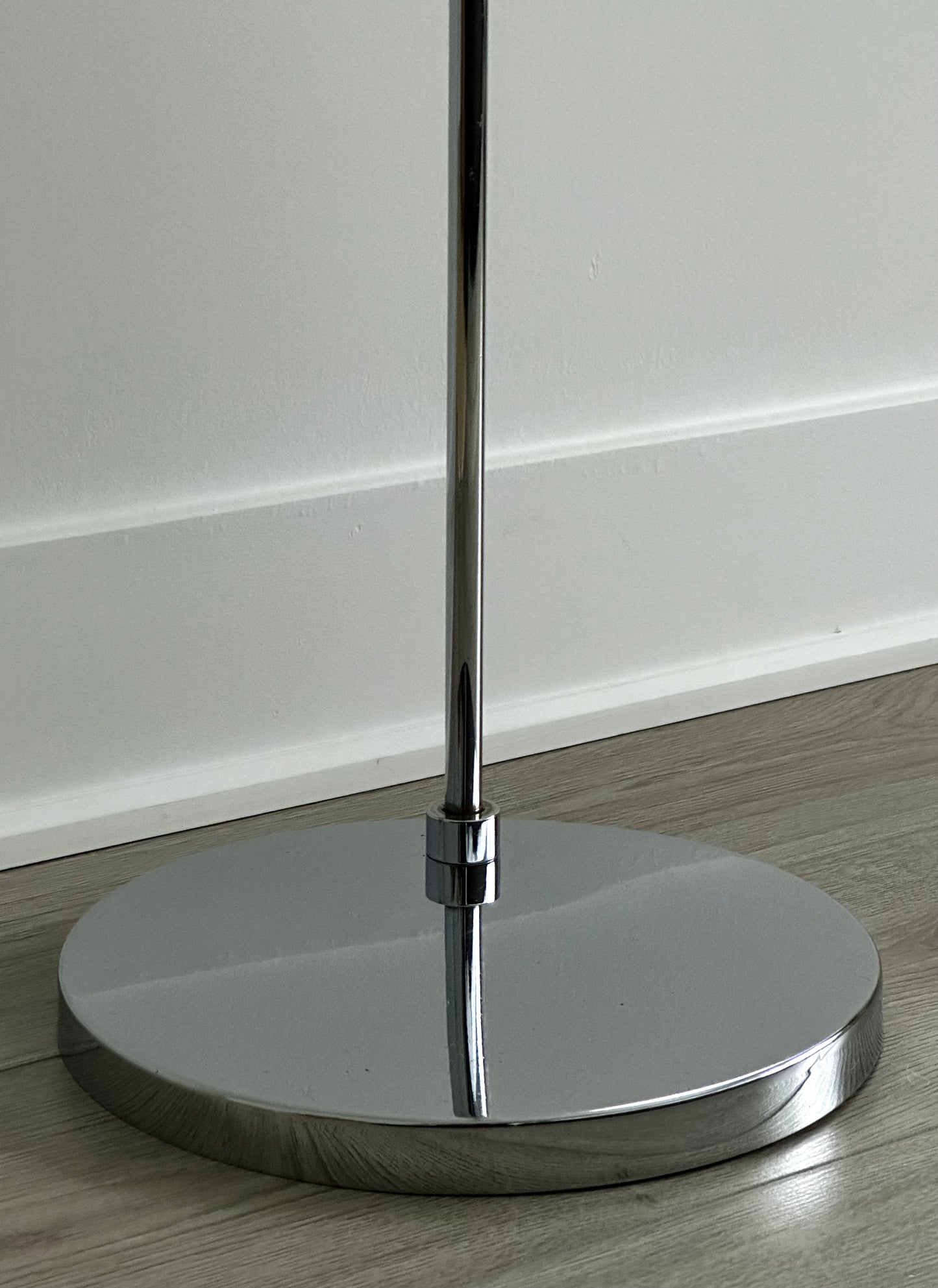 Mid Century Chrome Floor Lamp by Koch & Lowy OMI