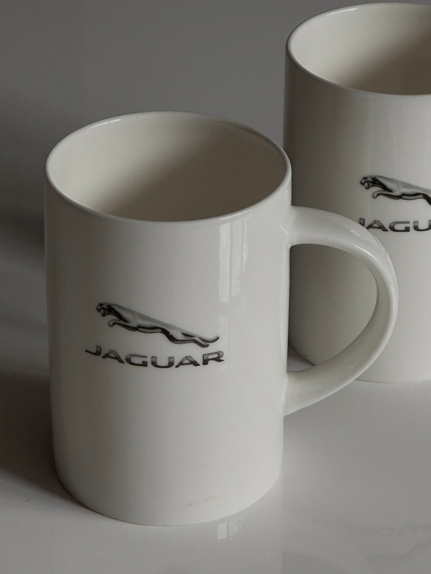 Pair of Jaguar Leaper branded Mug