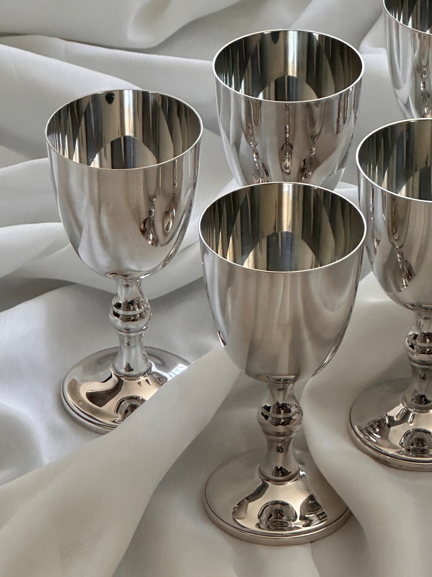 Silver Plate Goblets (set of 8)