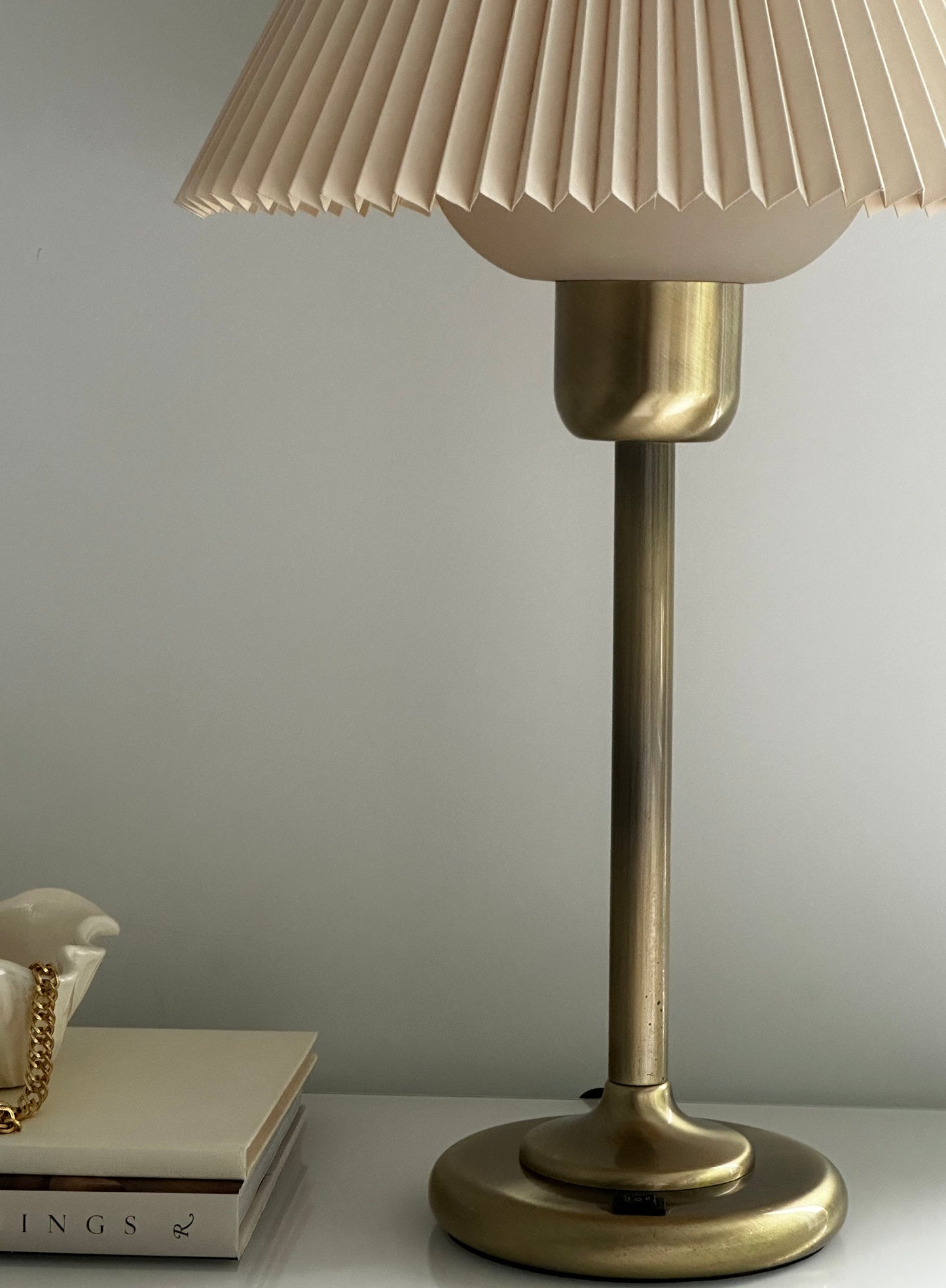 Mid-Century brass desk lamp