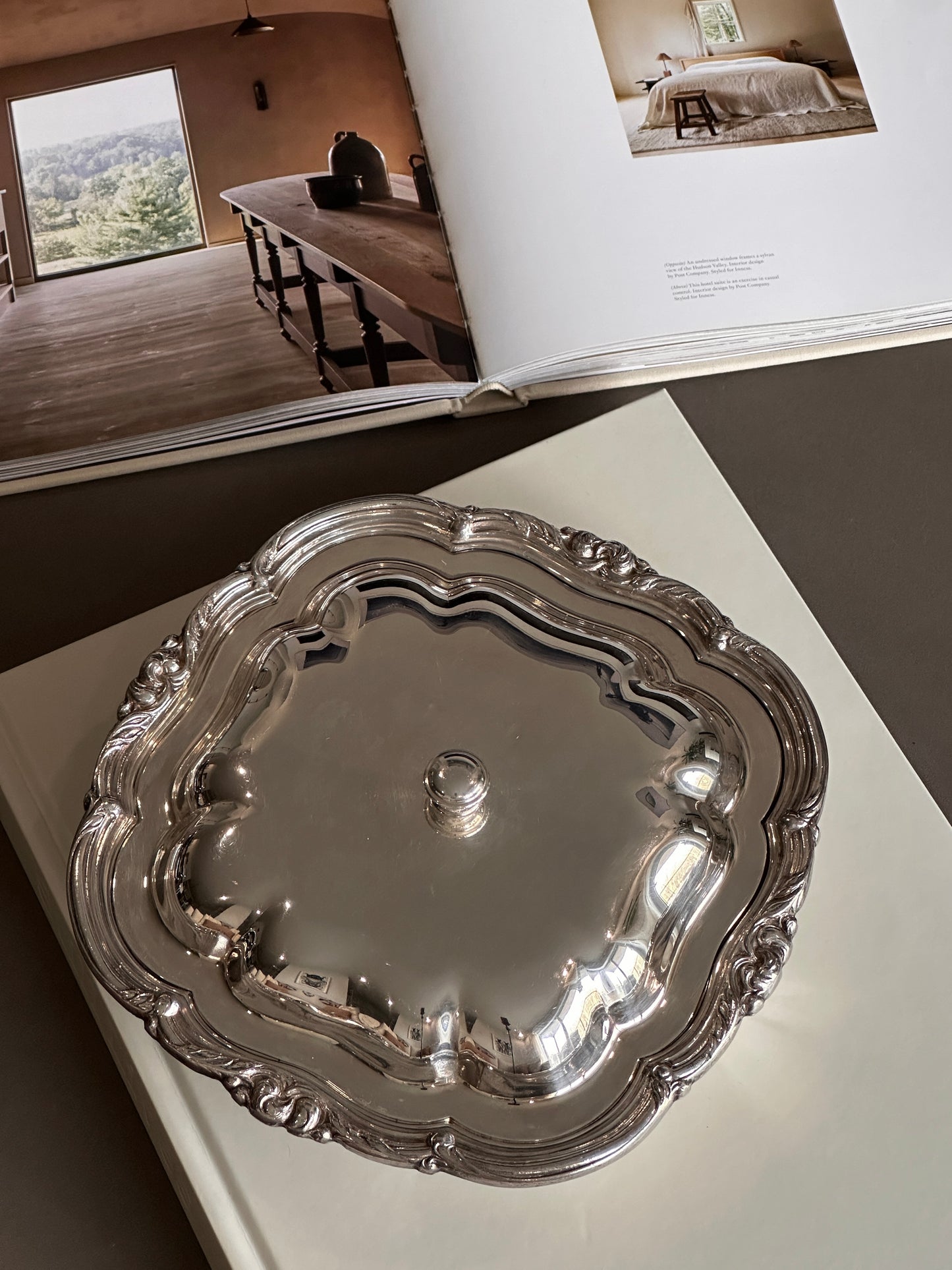 Silver Dish with Lid