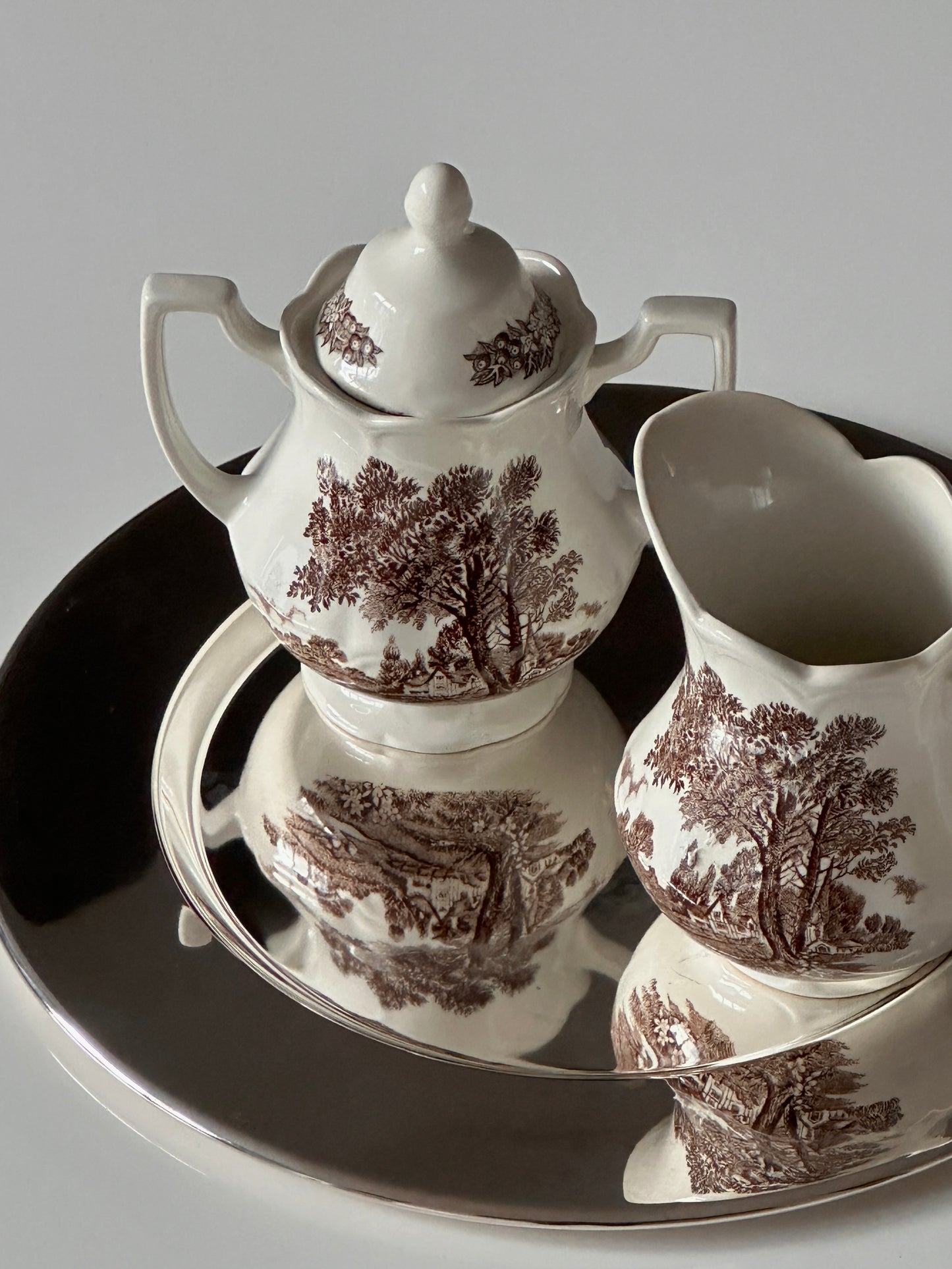 Romantic England Sugar & Creamer set