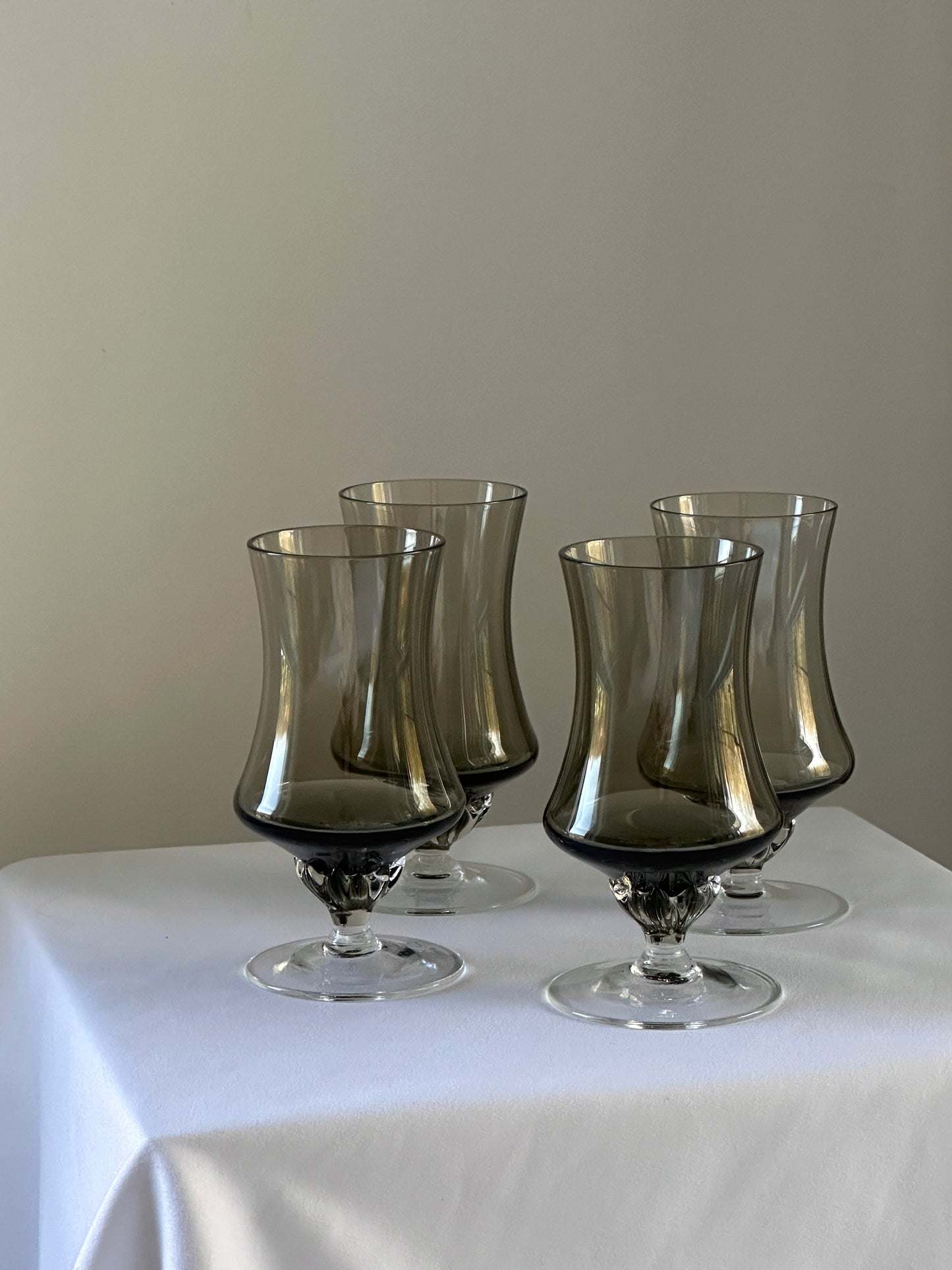 Smoked Glass Liquore Sherry Glasses