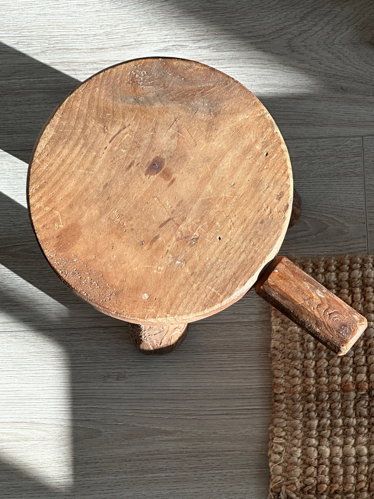 Brutalist Tripod Stool