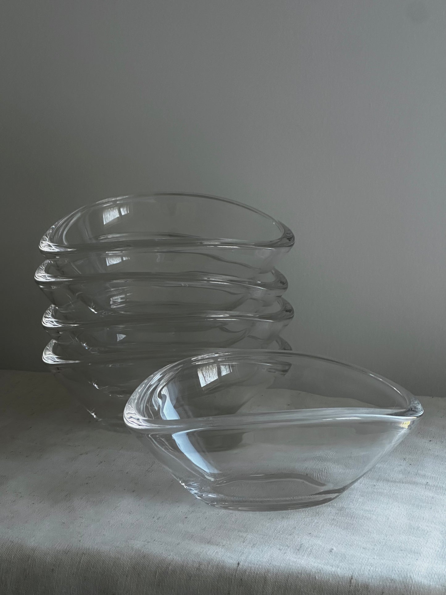 Glass Asymmetrical Bowl