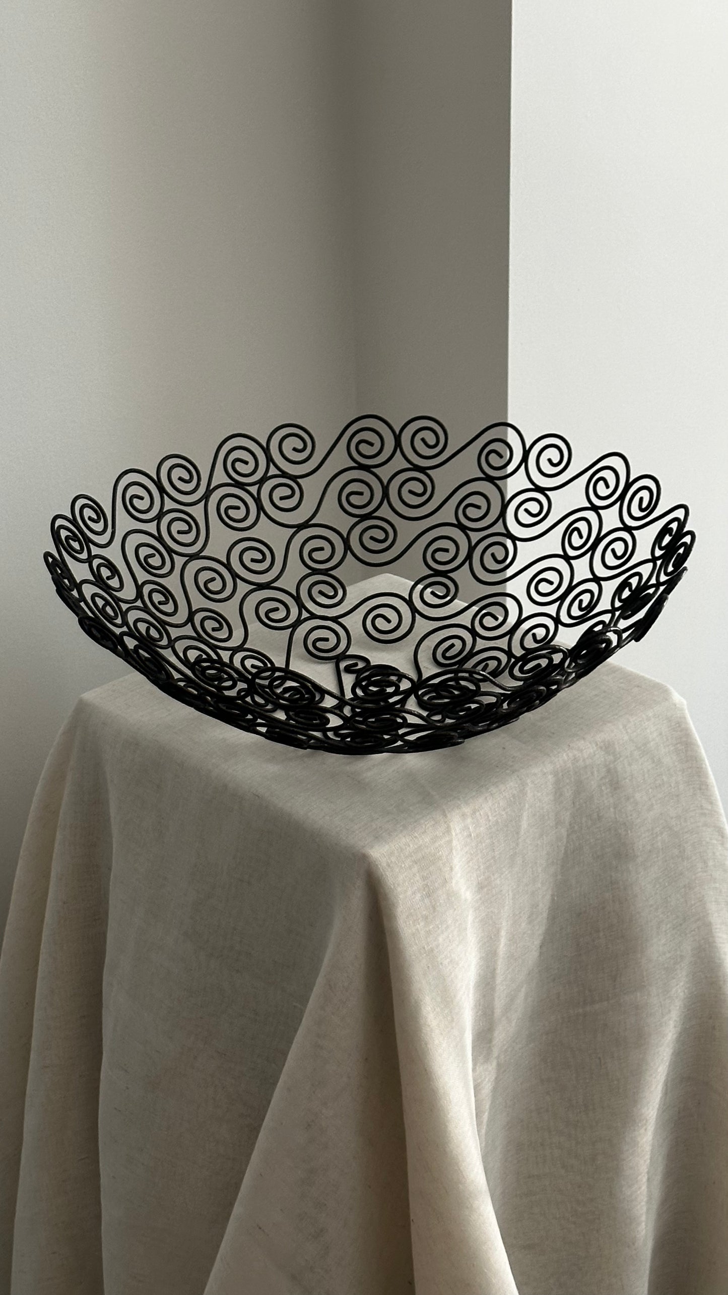 Metal Spiral Bowl