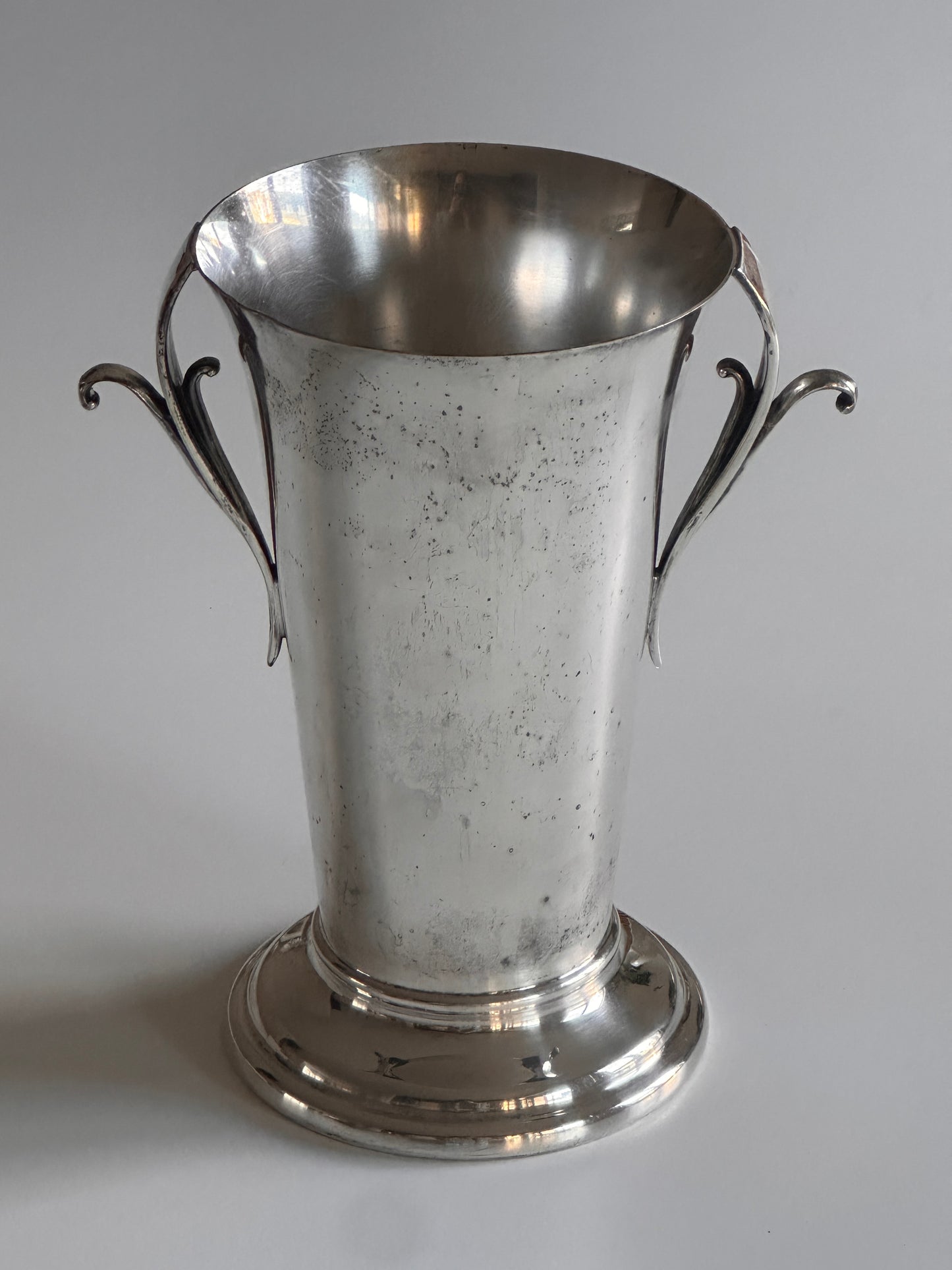 Art Deco Silver Plated Vase