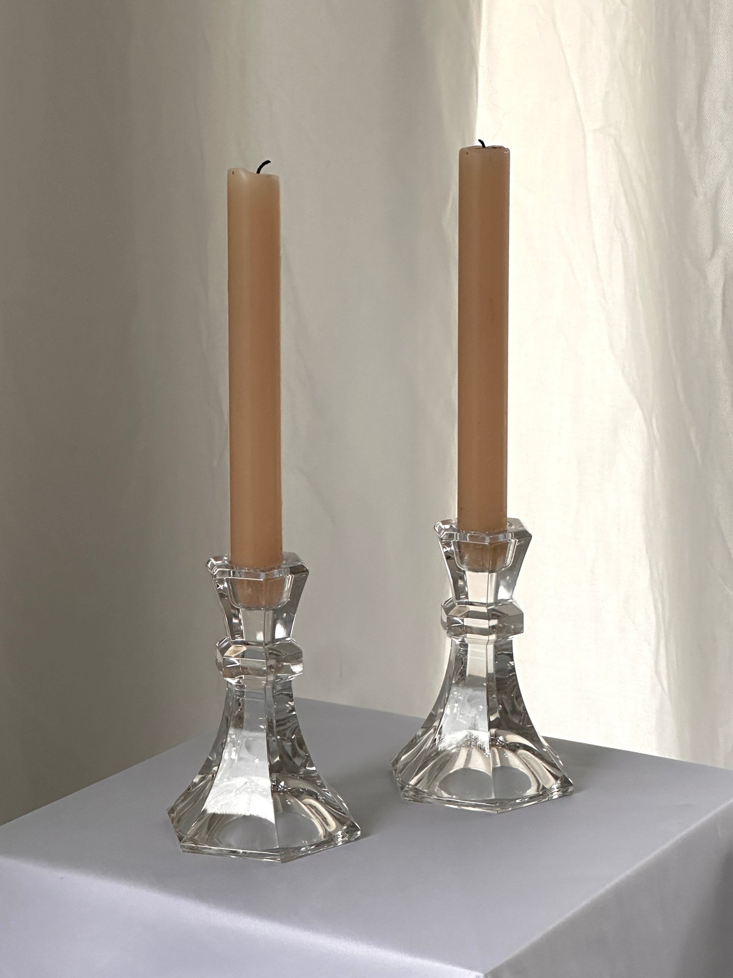 Crystal Candle Holder Set