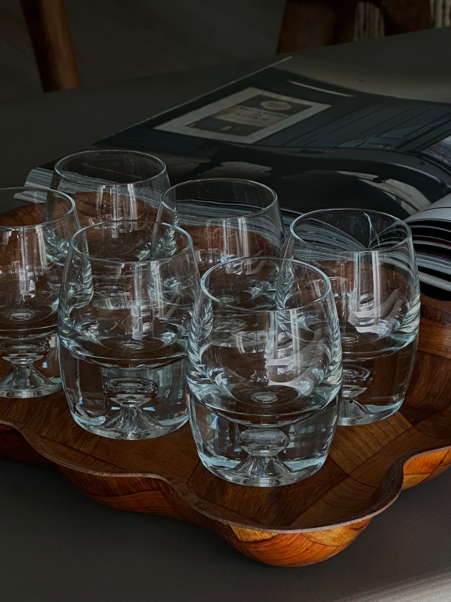 Whiskey crystal glasses (set of 6)