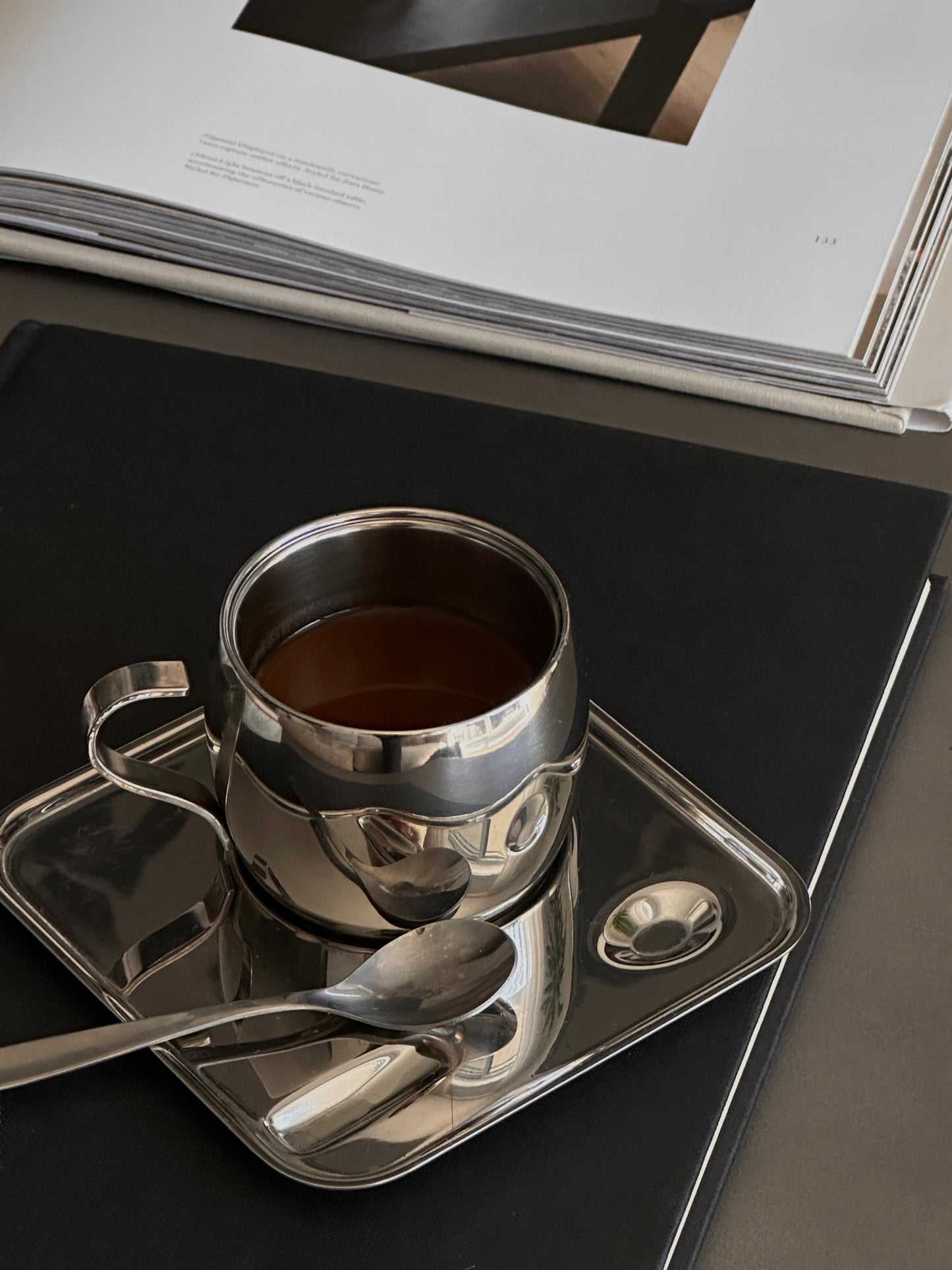 Stainless Steel Espresso Cup Set (set of 4)