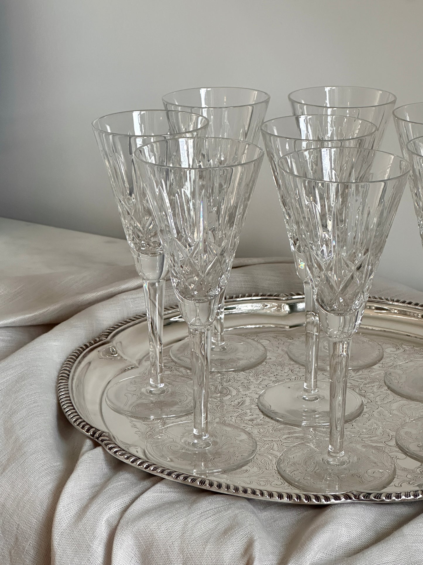 Crystal Champagne Flute (set of 8)