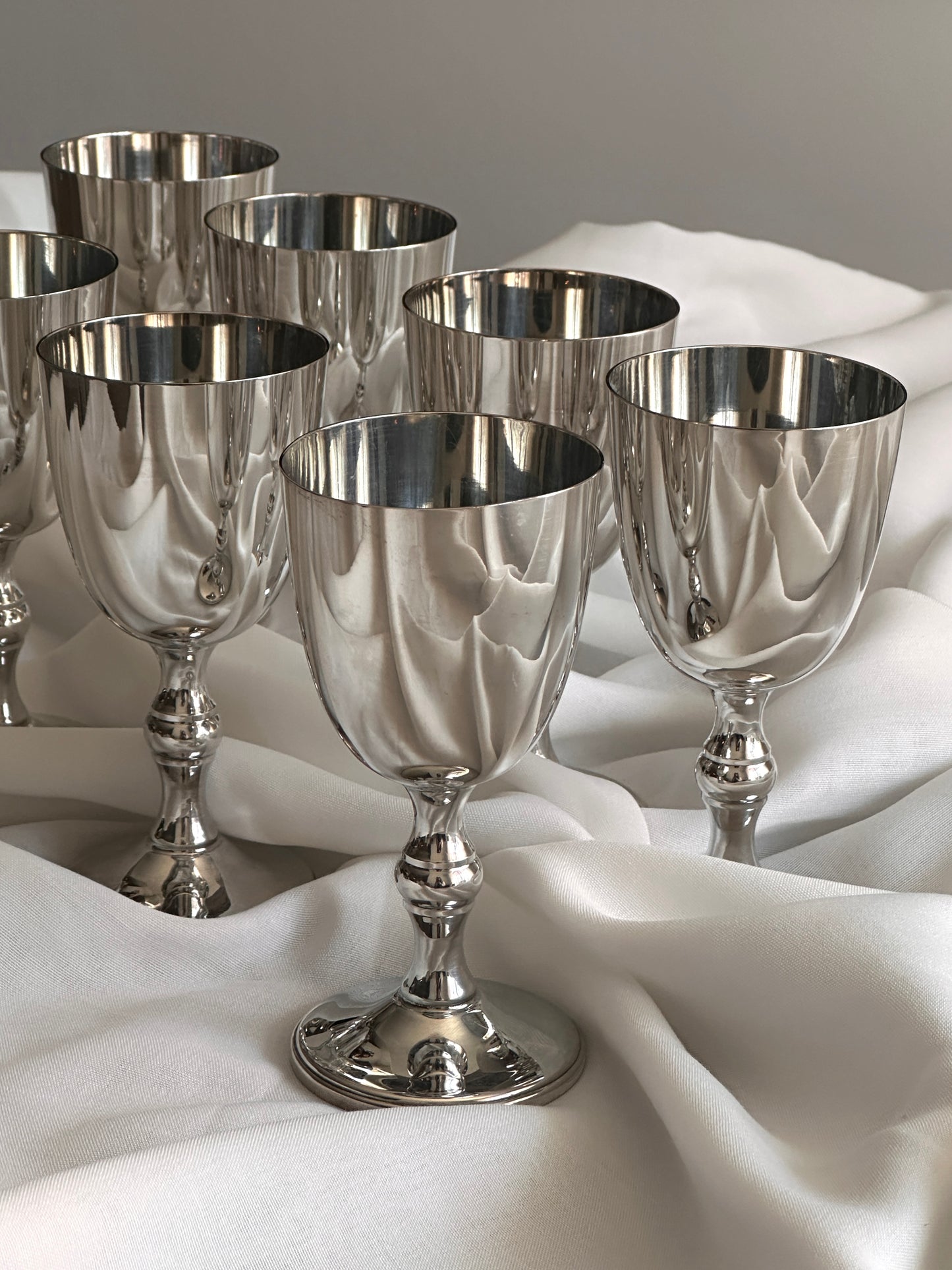 Silver Plate Goblets (set of 8)