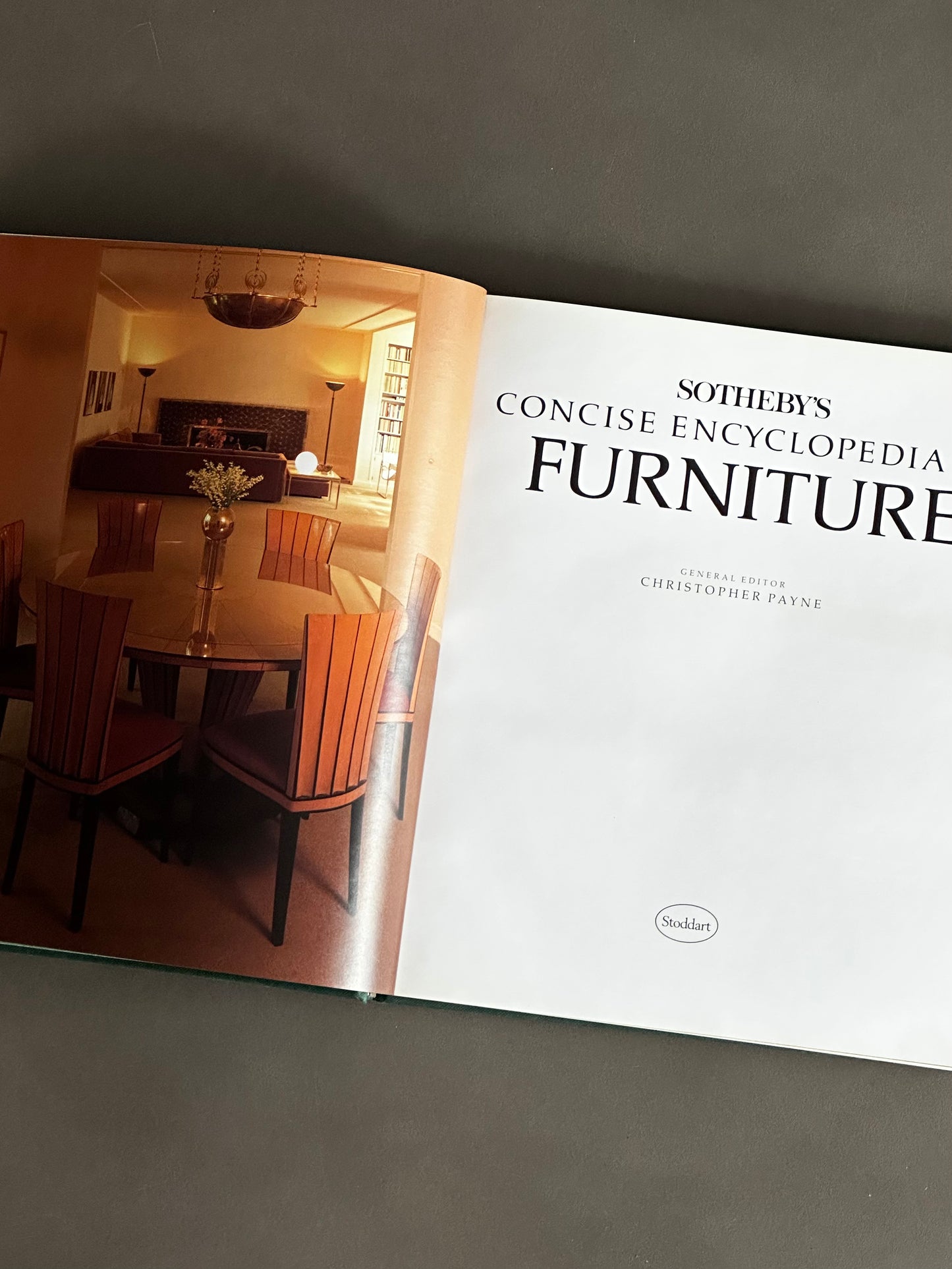 Sotheby’s Concise encyclopedia of Furniture book, 1989