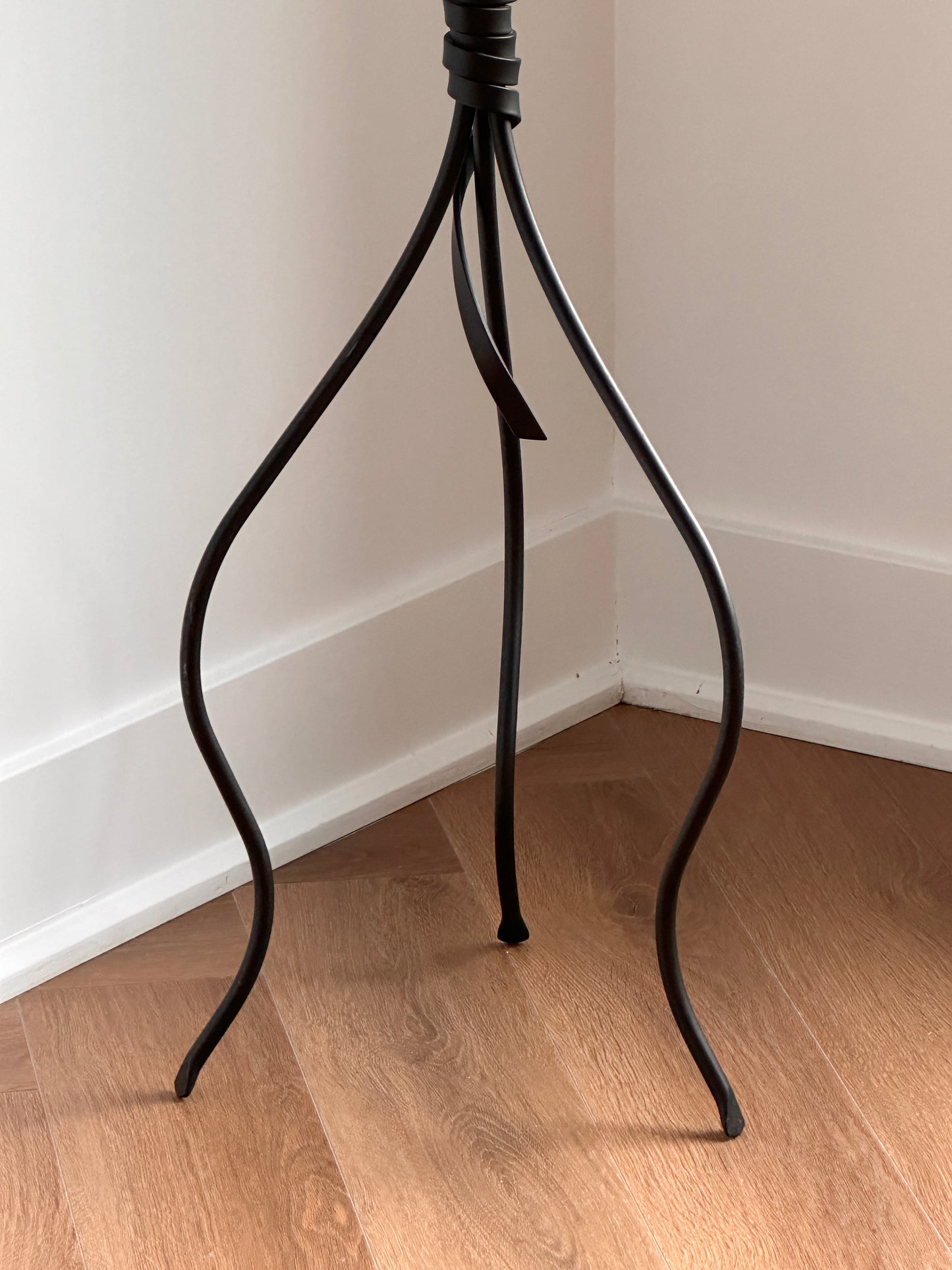 Curvy Iron Floor Candelabra