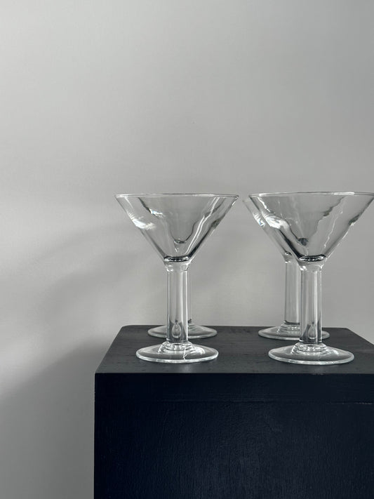 Retro martini glasses (set of 4)